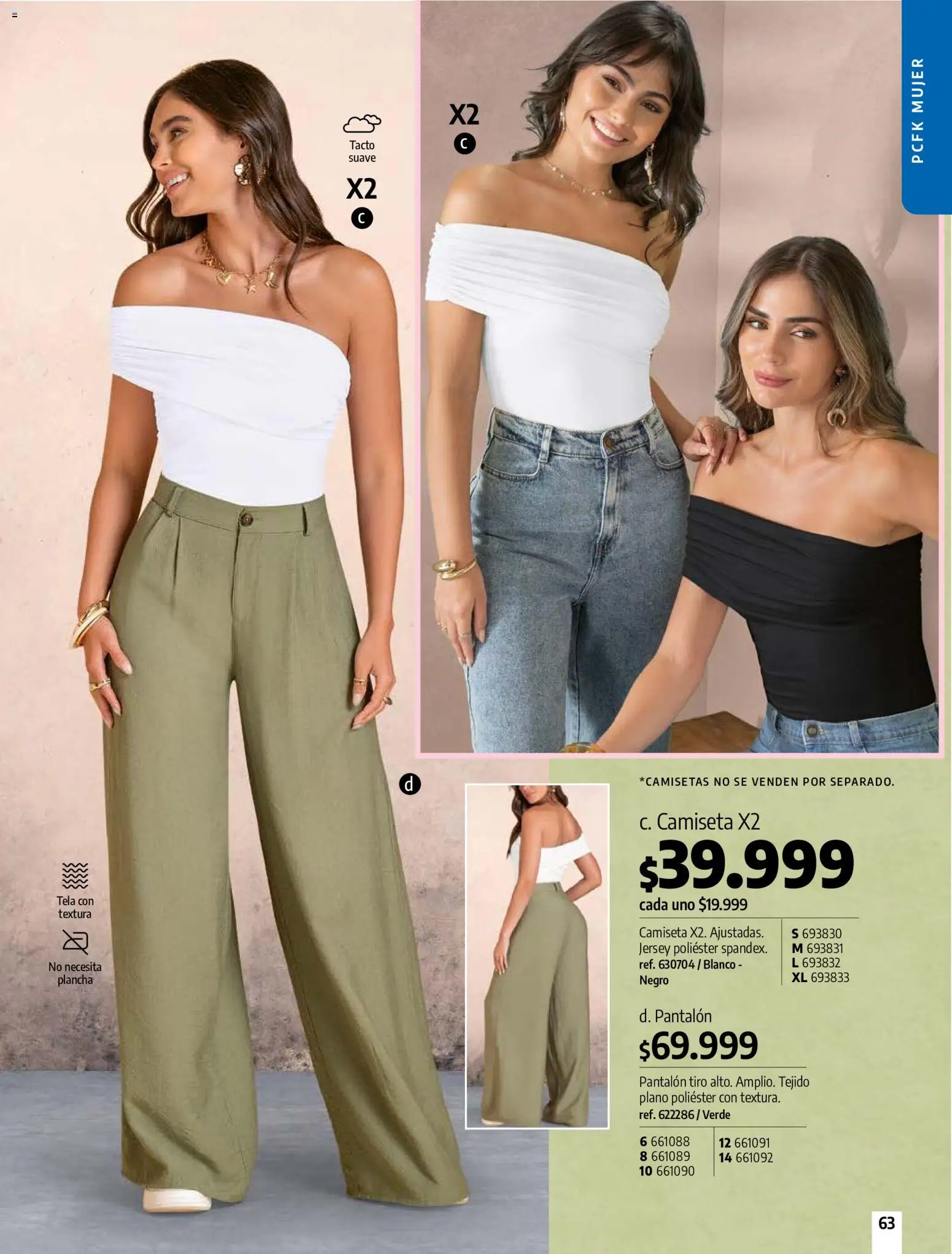 Pacifika revista - valida desde el 21/07/2026 | Página: 62 | Productos: Plancha, Camiseta