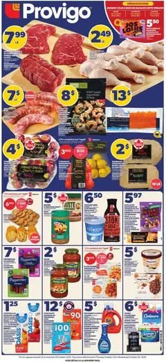 Preview of Provigo weekly flyer / circulaire from shop Provigo valid from Oct 22, 2026
