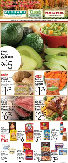 Preview of Family Fare weekly ads valid from 10/25/2026