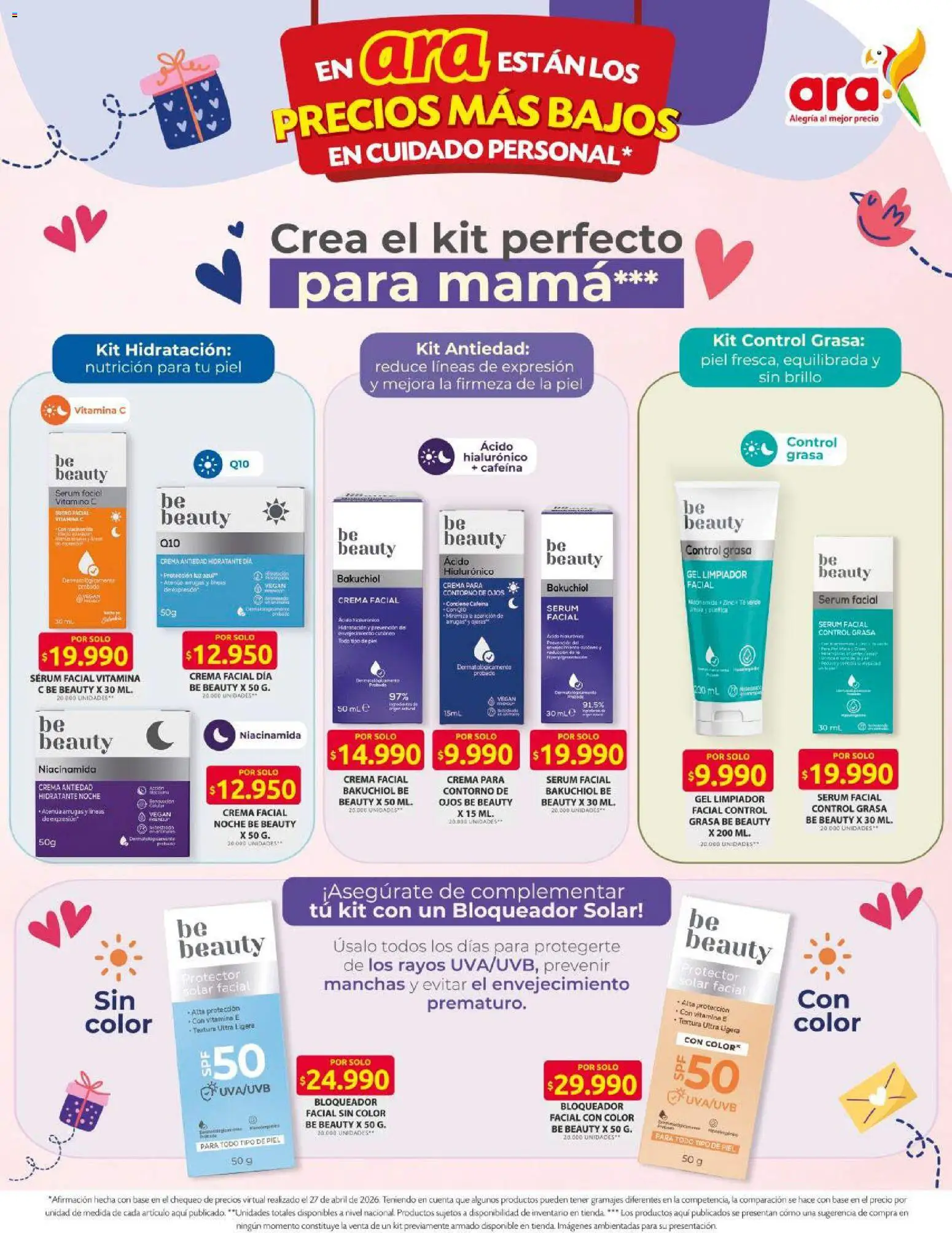 Ara revista - valida desde el 07.05.2026 | Página: 10 | Productos: Bloqueador, Brillo, Limpiador, Contorno