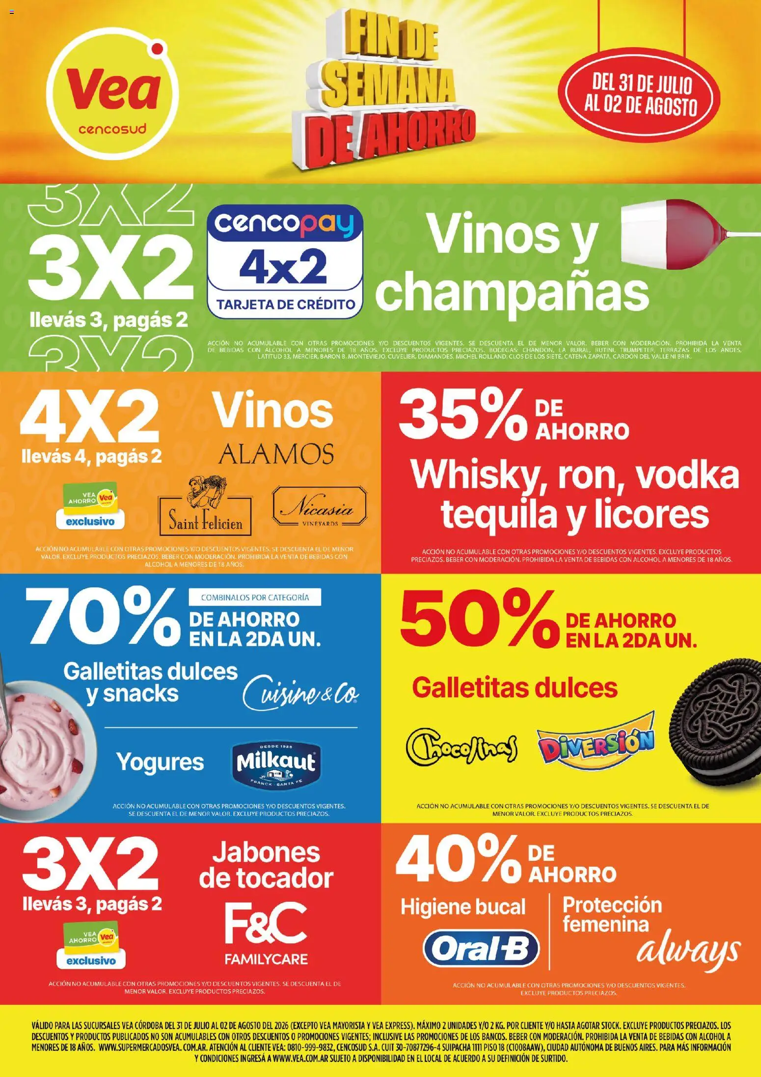 Vea - Fin de semana de ahorro | Córdoba │ válido desde el 31/07/2026 | Página: 1