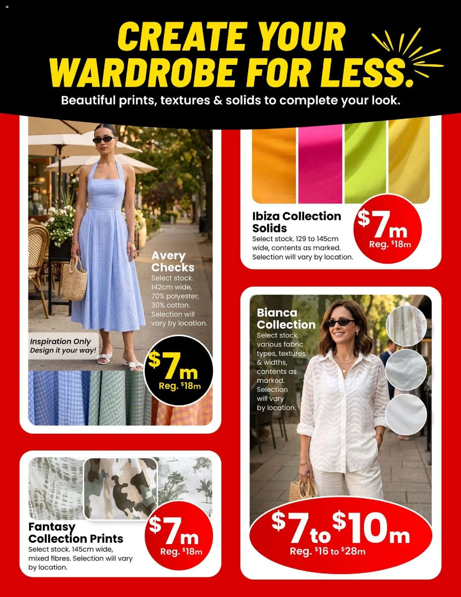 Fabricland flyer valid from Aug 1, 2026 | Page: 2 | Products: Wardrobe