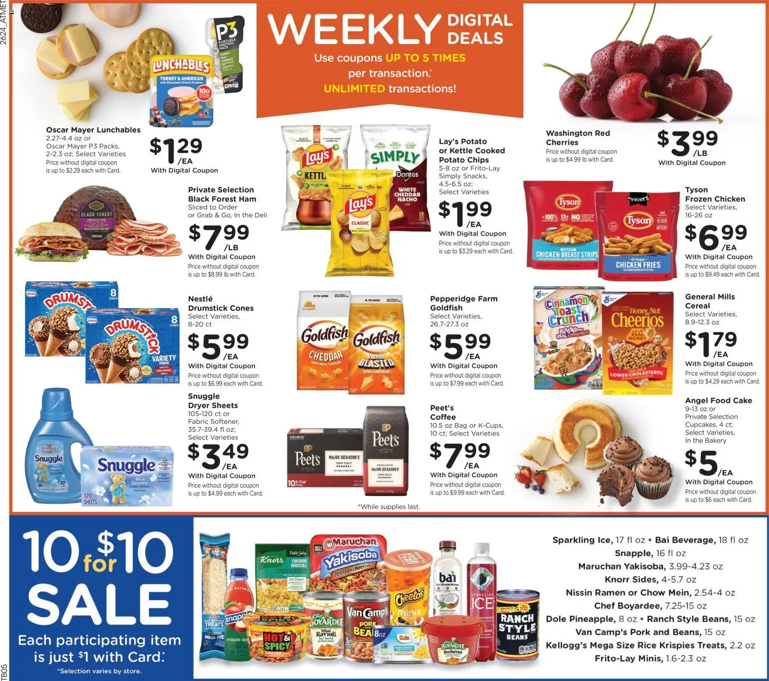 Kroger Weekly Ad - valid from 07/15/2026 | Page: 3 | Products: Cheese, Ham, Cookies, Kettle