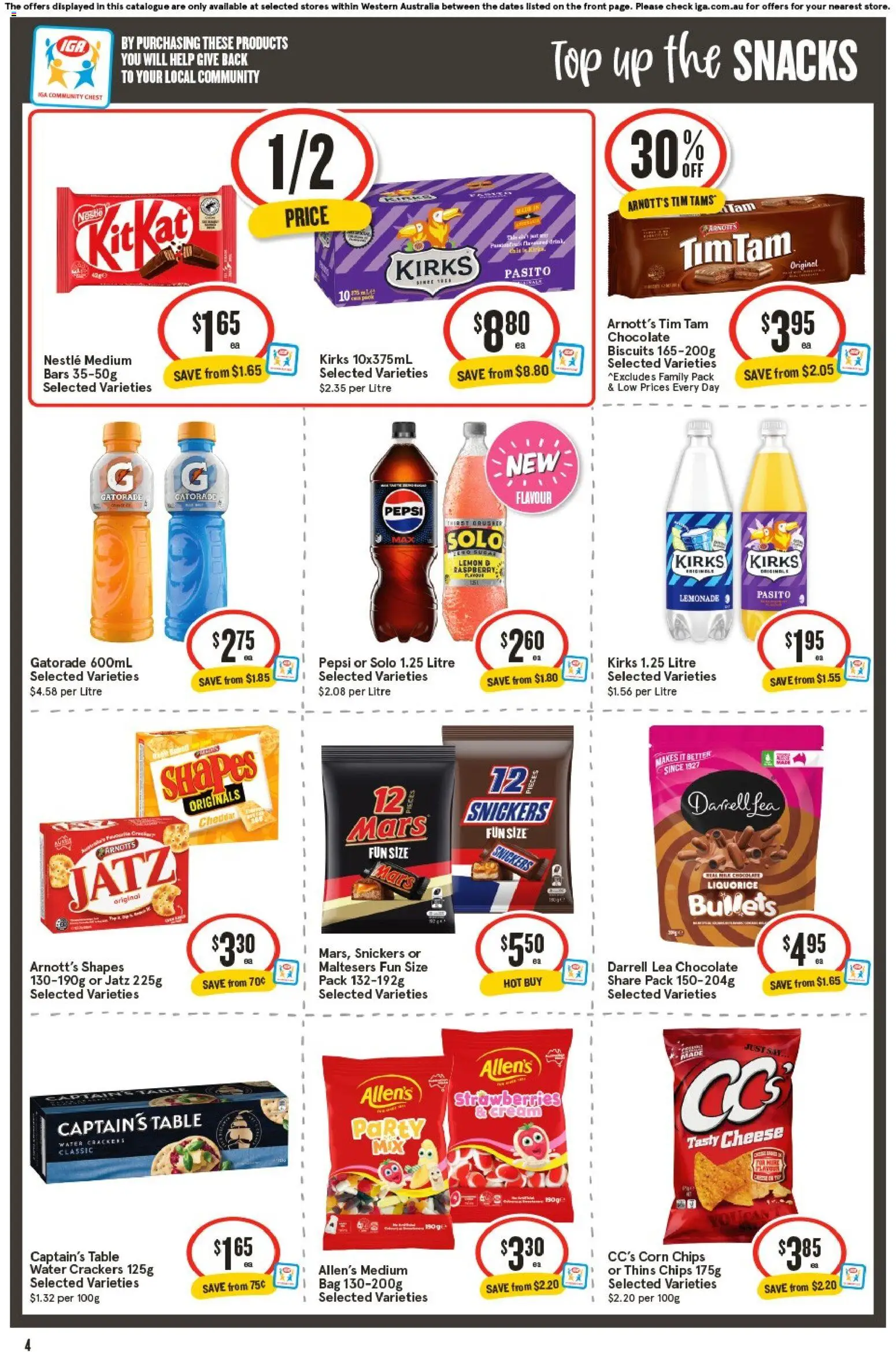 IGA catalogue - valid from 19/08/2026 | Page: 5 | Products: Cheese, Cream, Water, Raspberry