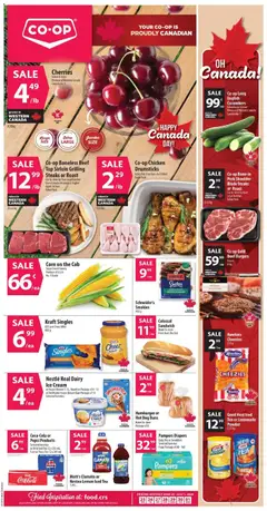 Preview of Co-op Food weekly flyer / circulaire from shop Co-op Food valid from Jun 25, 2026