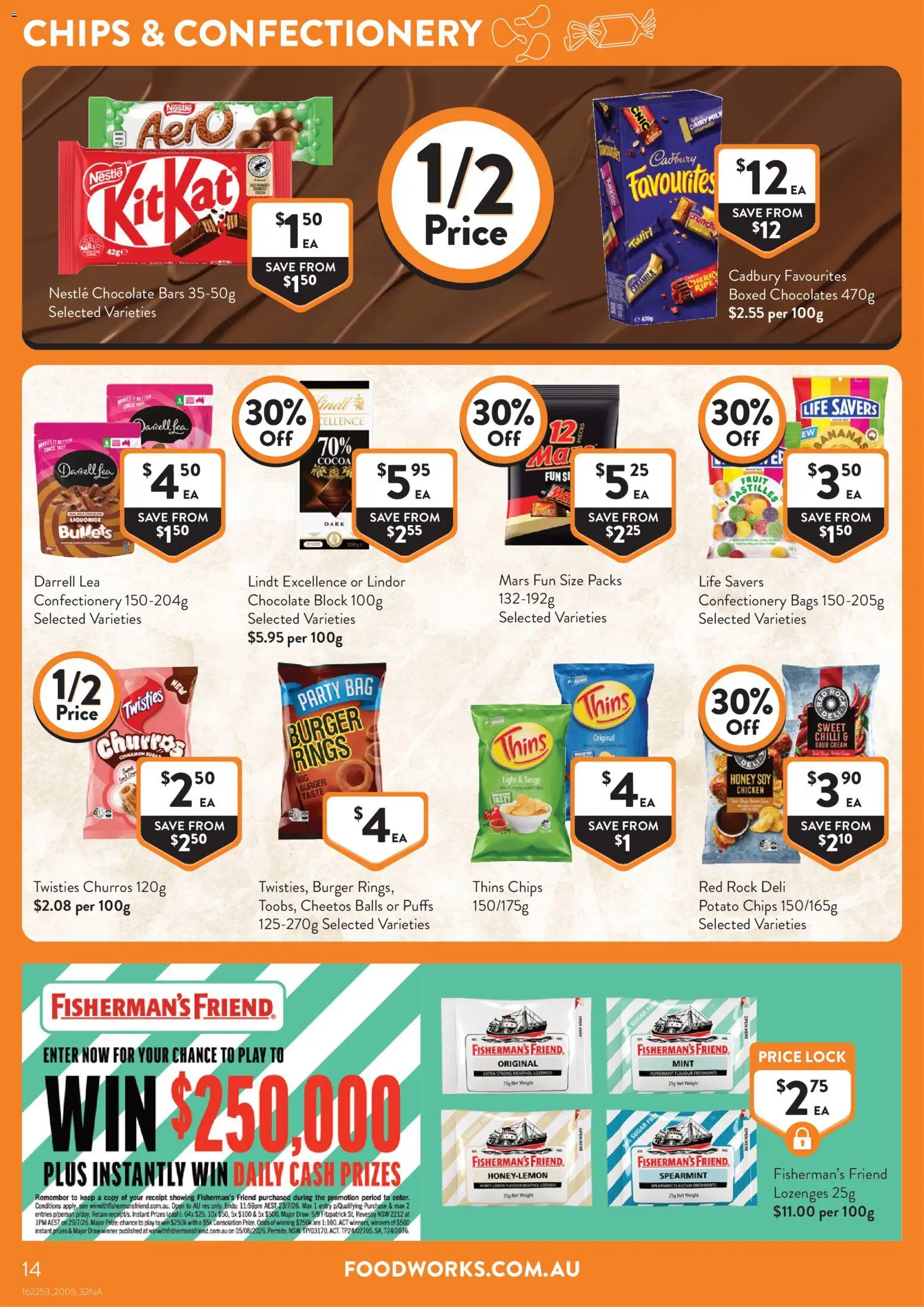 Foodworks catalogue - valid from 20.05.2026 | Page: 14 | Products: Light, Chocolate, Honey, Sugar