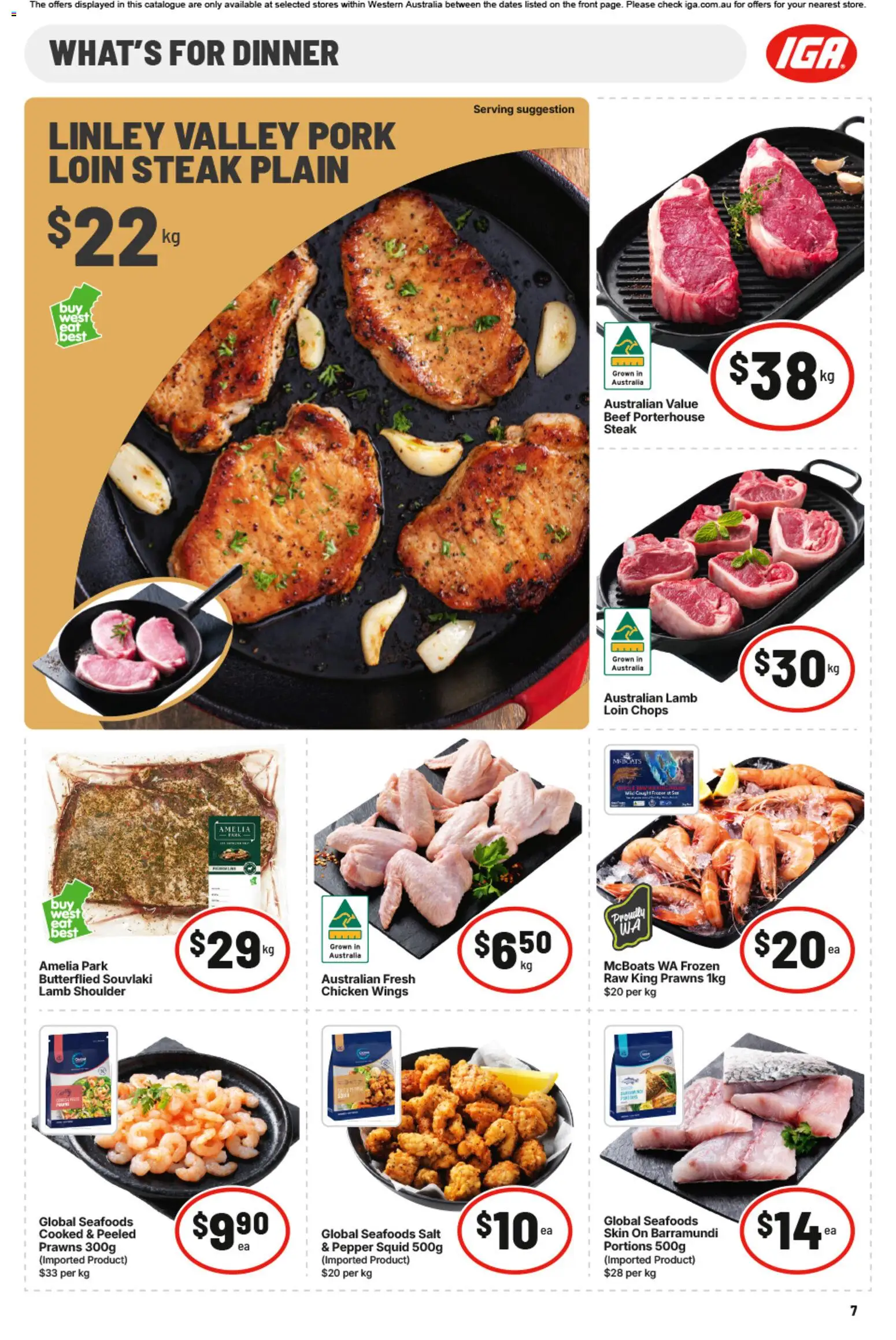 IGA catalogue - valid from 09/09/2026 | Page: 10 | Products: Lamb, Beef, Prawns, Pepper