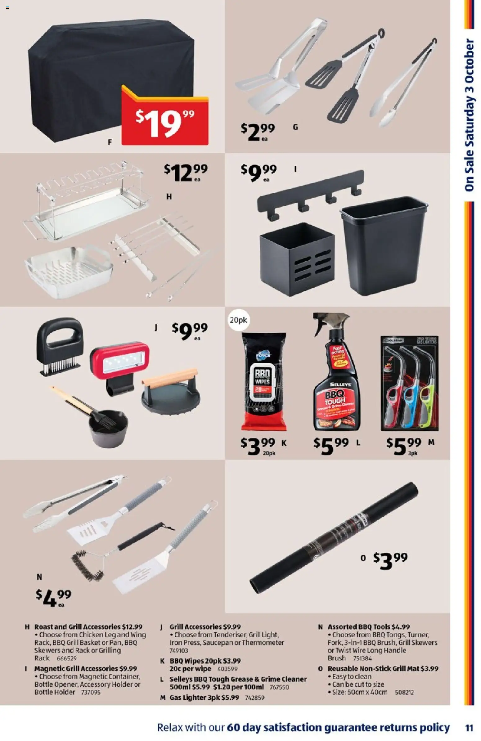Aldi catalogue - valid from 22/09/2026 | Page: 11 | Products: Cleaner, Roast, Grill, Thermometer