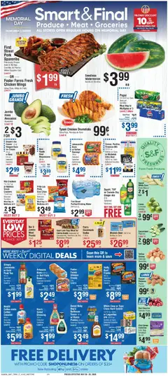 Preview of Smart & Final weekly ads valid from 20.05.2026