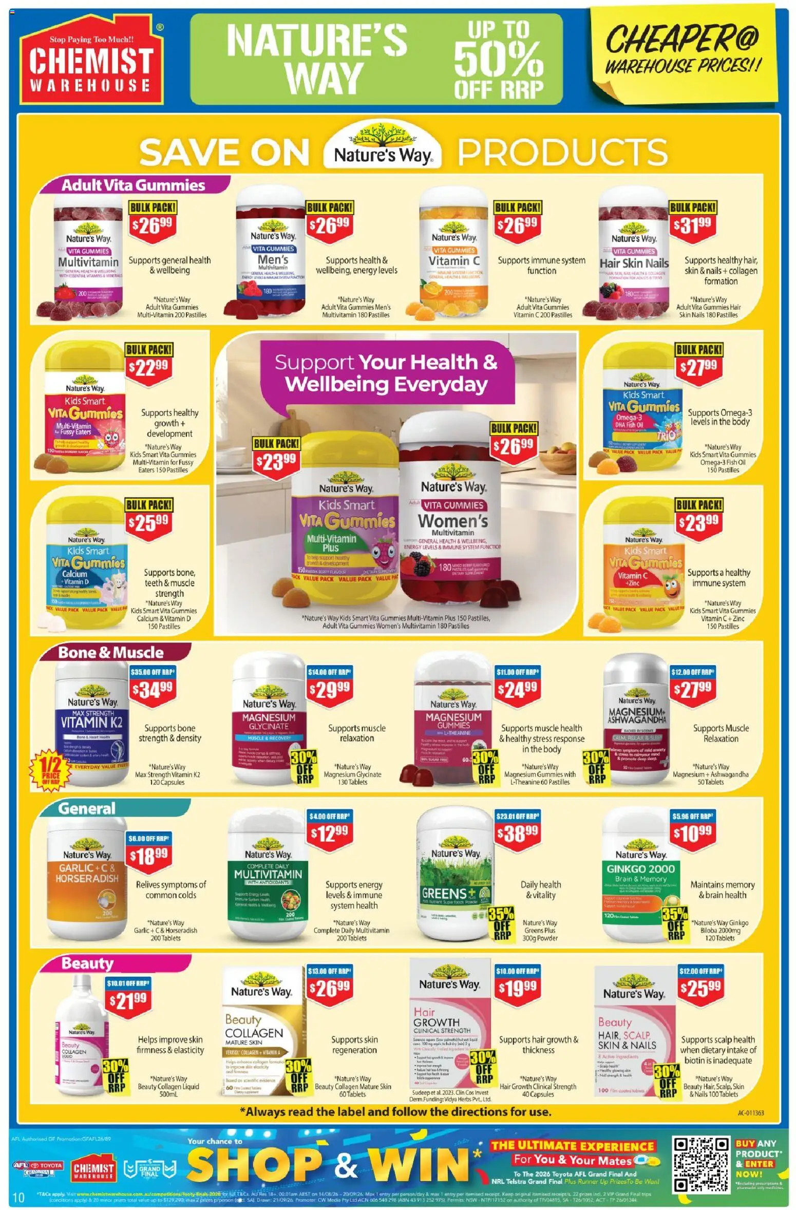 Chemist Warehouse catalogue - valid from 20/08/2026 | Page: 10 | Products: Powder, Herbs, Ashwagandha, Collagen