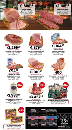 Vista previa Jamón cocido genuino Cagnoli, Jamón cocido genuino Cagnoli válido desde el 01/08/2026 | Página: 9