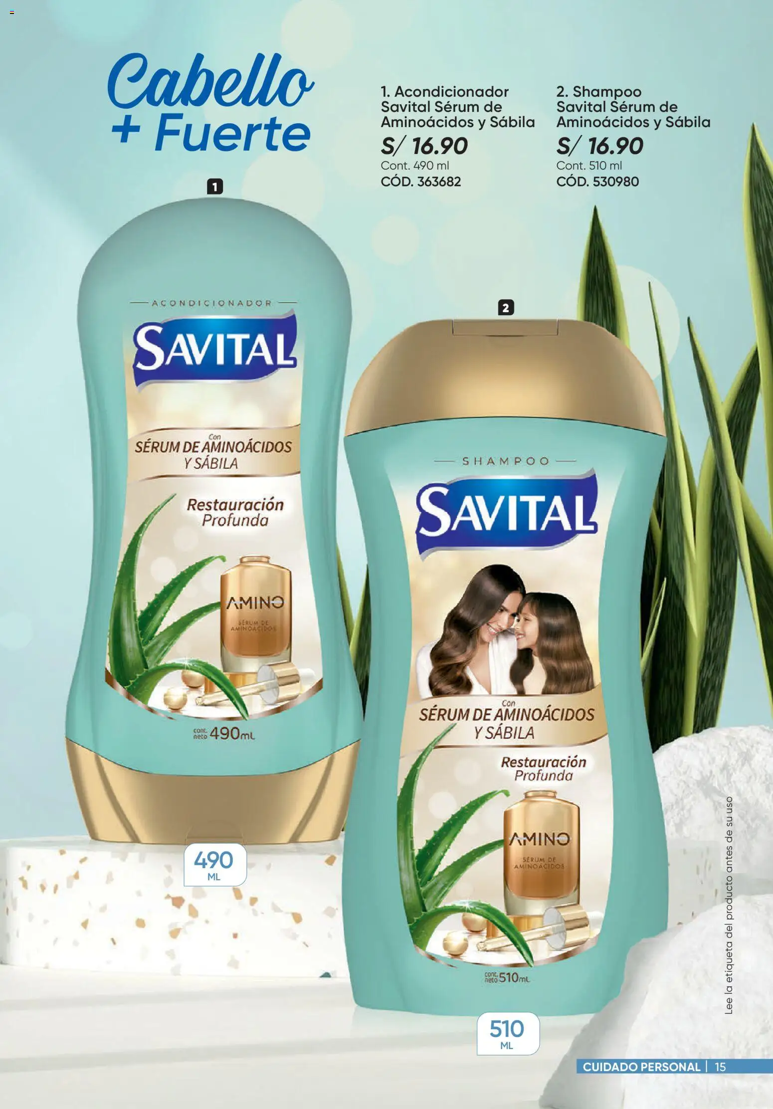 Catálogo Azzorti válido desde 31/08/2026 | Página: 15 | Productos: Shampoo, Acondicionador