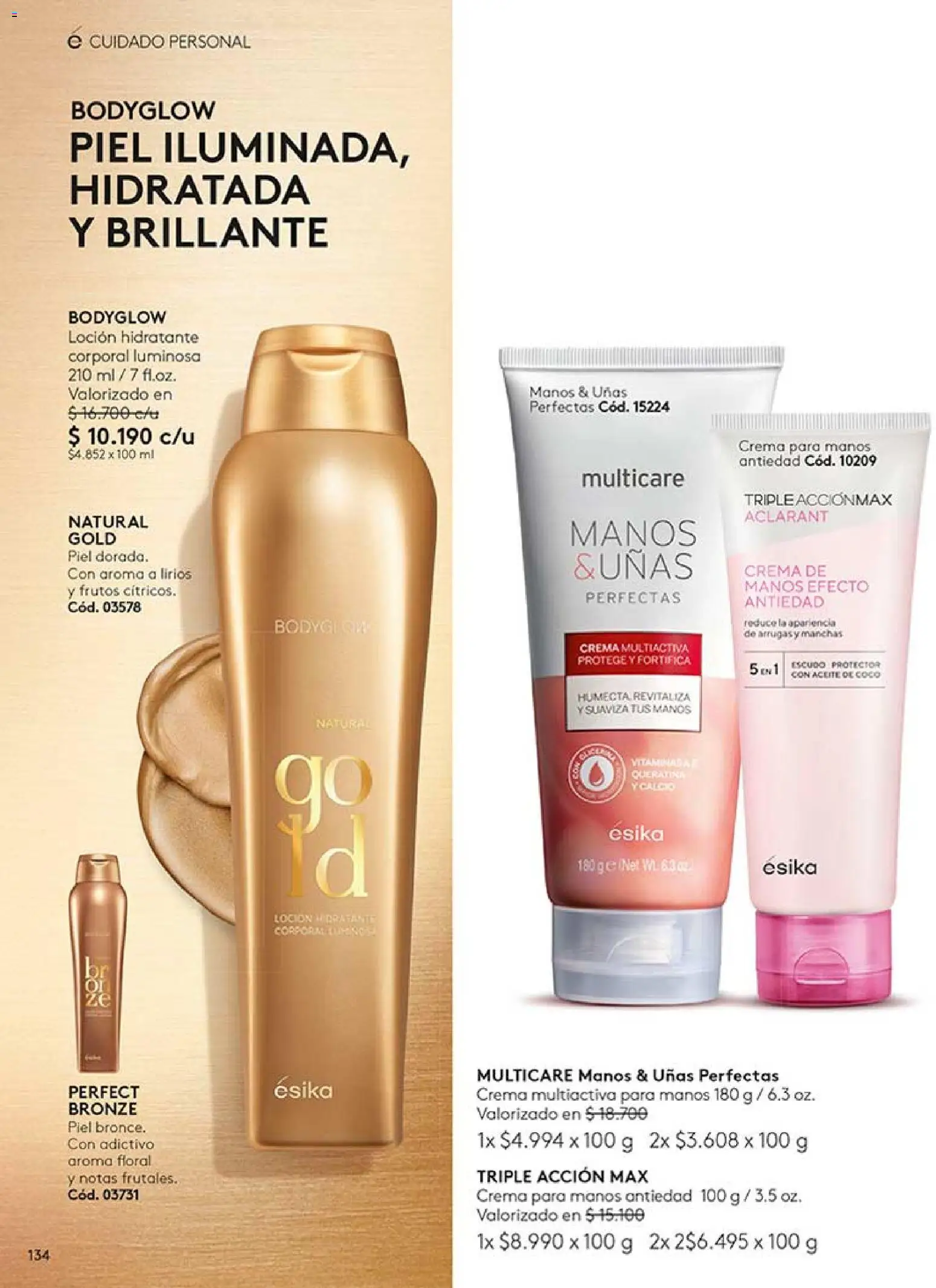 Catálogo Ésika Campaña 9 │ válido desde el 17.05.2026 | Página: 138 | Productos: Loción, Aceite, Crema