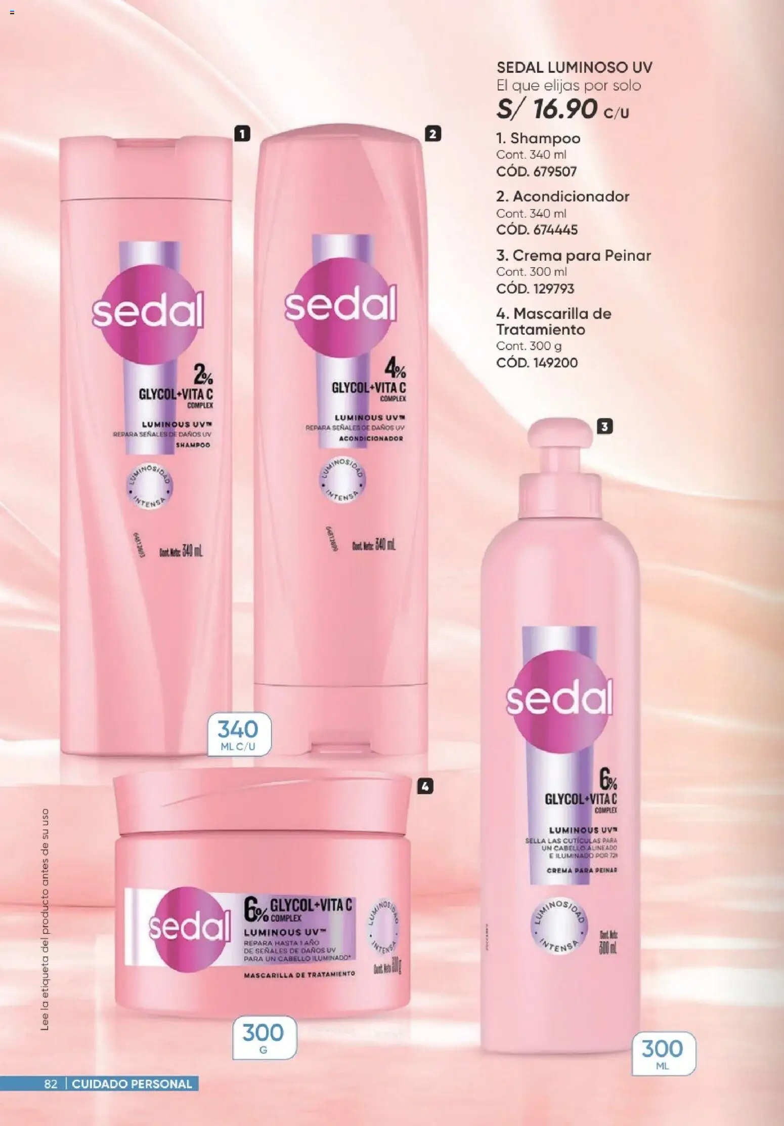 Catálogo Azzorti válido desde 20/09/2026 | Página: 82 | Productos: Shampoo, Acondicionador, Crema
