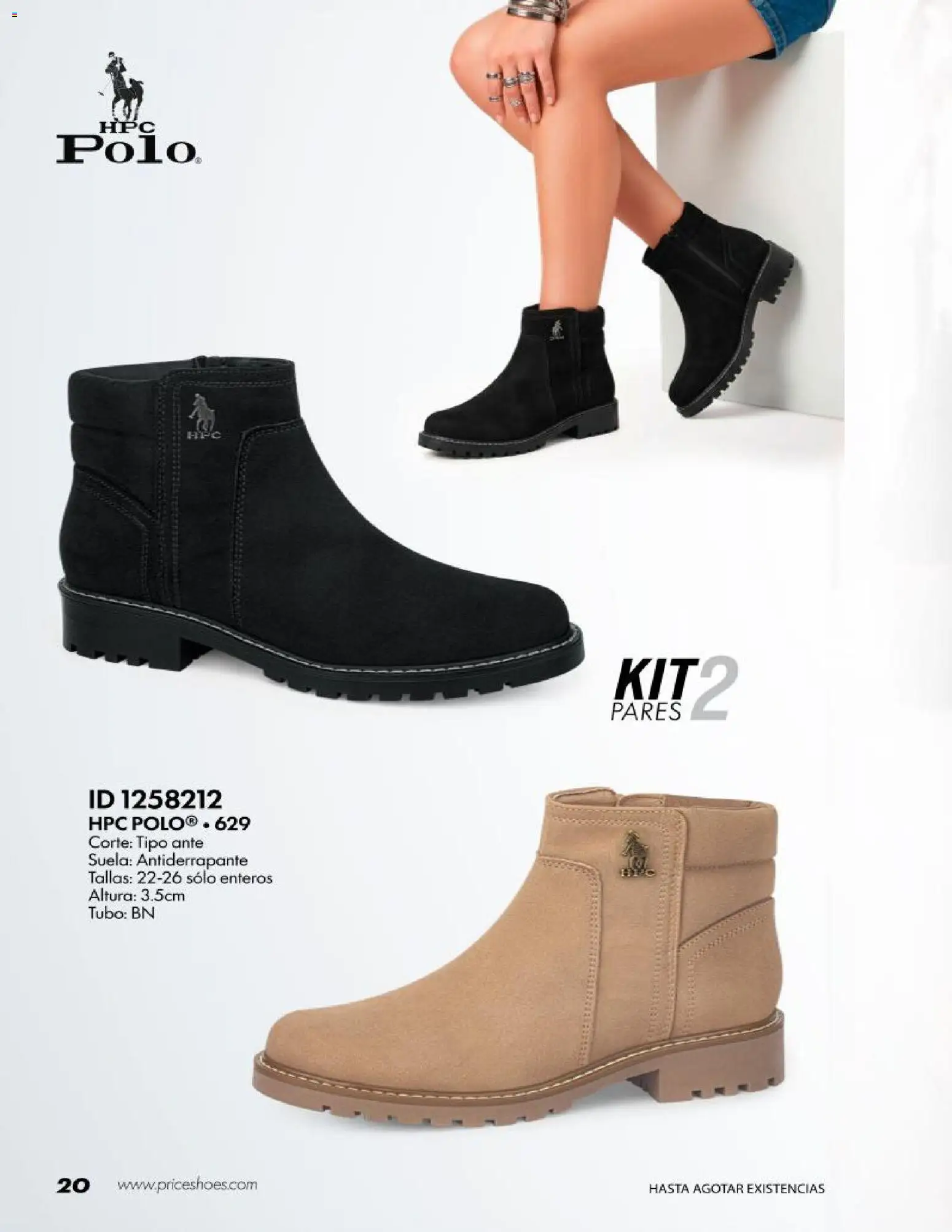 Nuevas ofertas de Price Shoes válidas en toda la República Mexicana desde el 20/10/2026. ¡Encuentra las mejores ofertas en Price Shoes catálogo Kit´s! | Página: 20