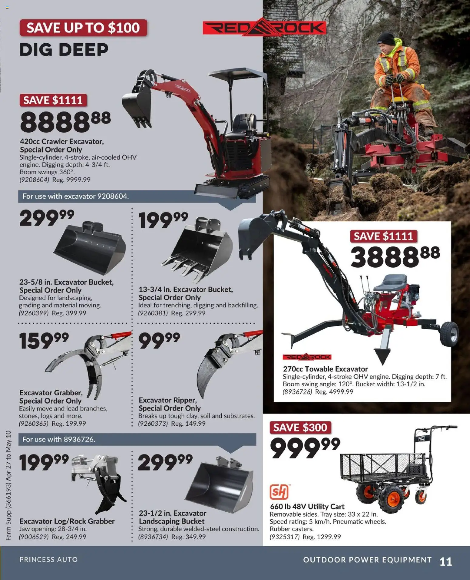 Princess Auto flyer from Apr 27, 2026 > online preview