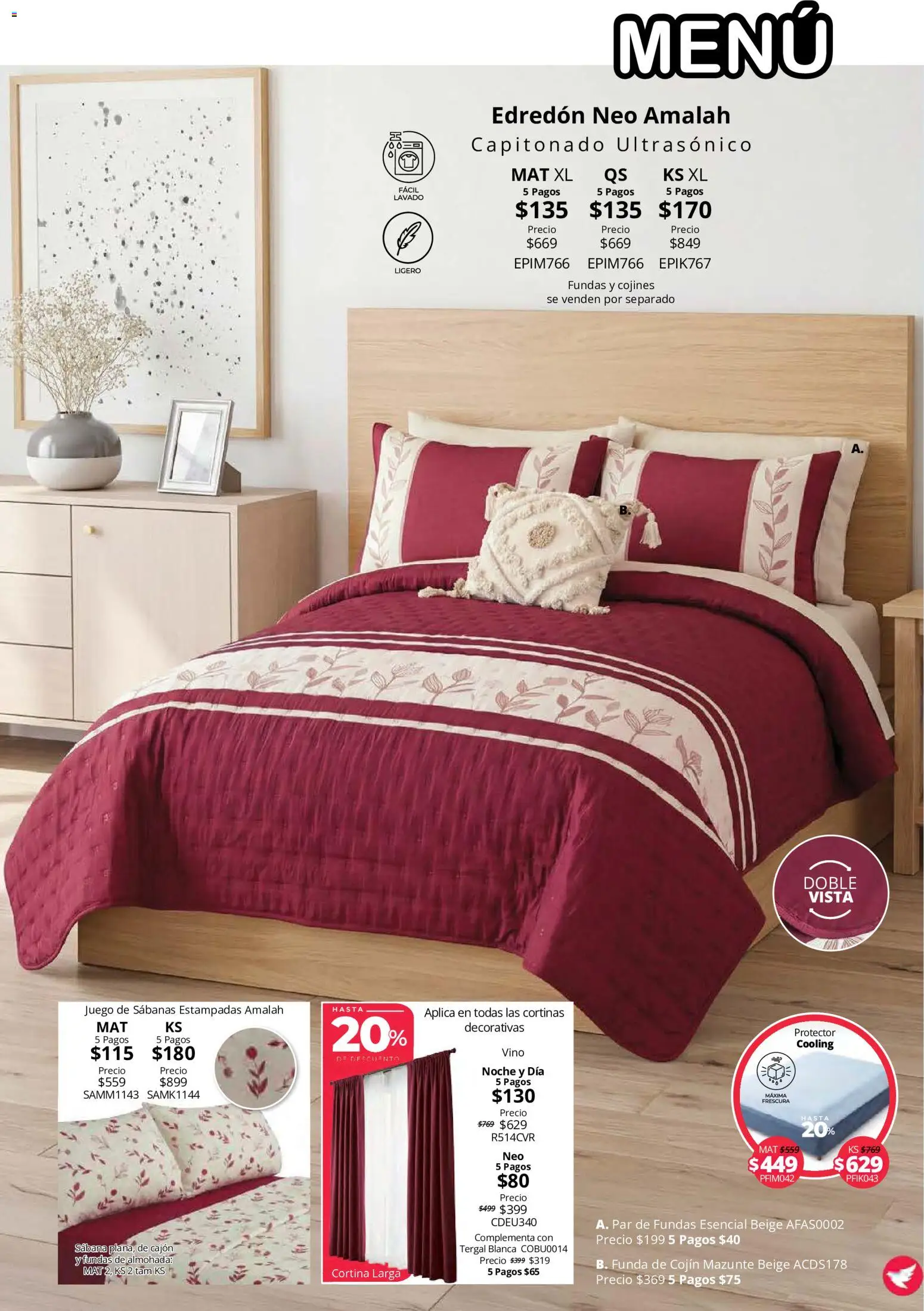 Nuevas ofertas de Colchas Concord válidas en toda la República Mexicana desde el 15/10/2026. ¡Encuentra las mejores ofertas en Colchas Concord catálogo! | Página: 77