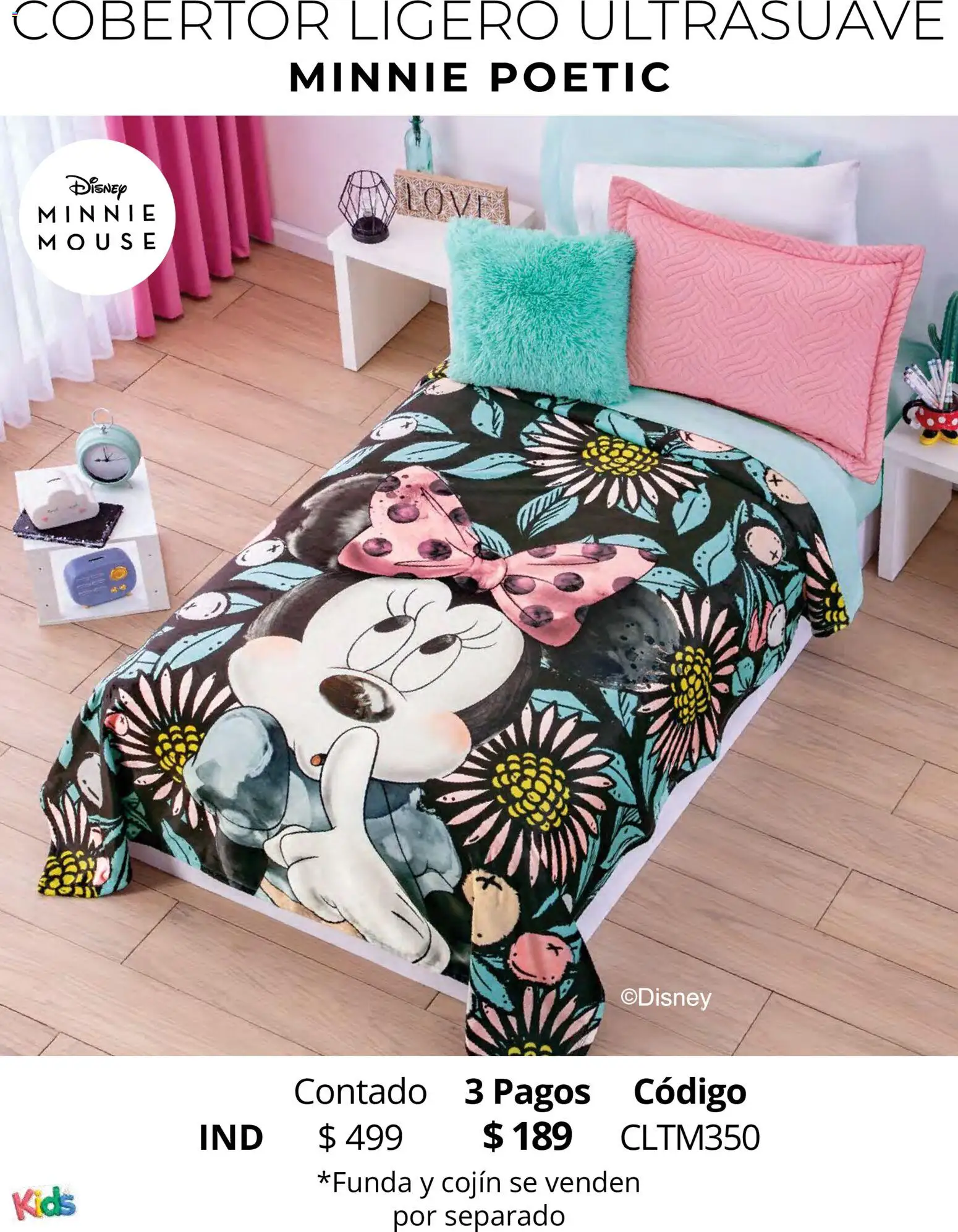 Nuevas ofertas de Colchas Concord válidas en toda la República Mexicana desde el 01.05.2026. ¡Encuentra las mejores ofertas en Colchas Concord catálogo Kids! | Página: 101 | Productos: Cobertor, Mouse