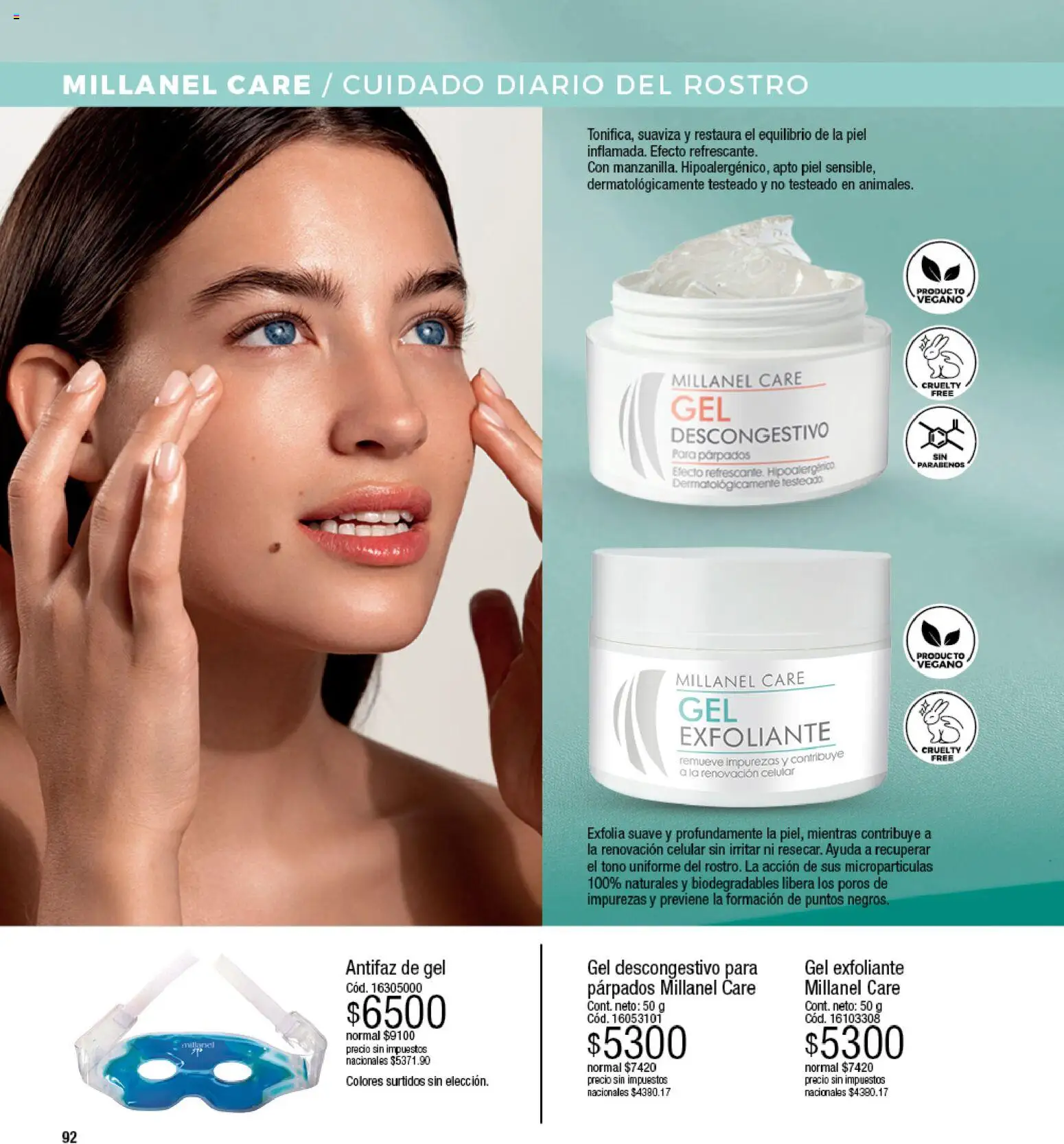Millanel - Catálogo │ válido desde el 17/08/2026 | Página: 92 | Productos: Celular, Antifaz, Exfoliante