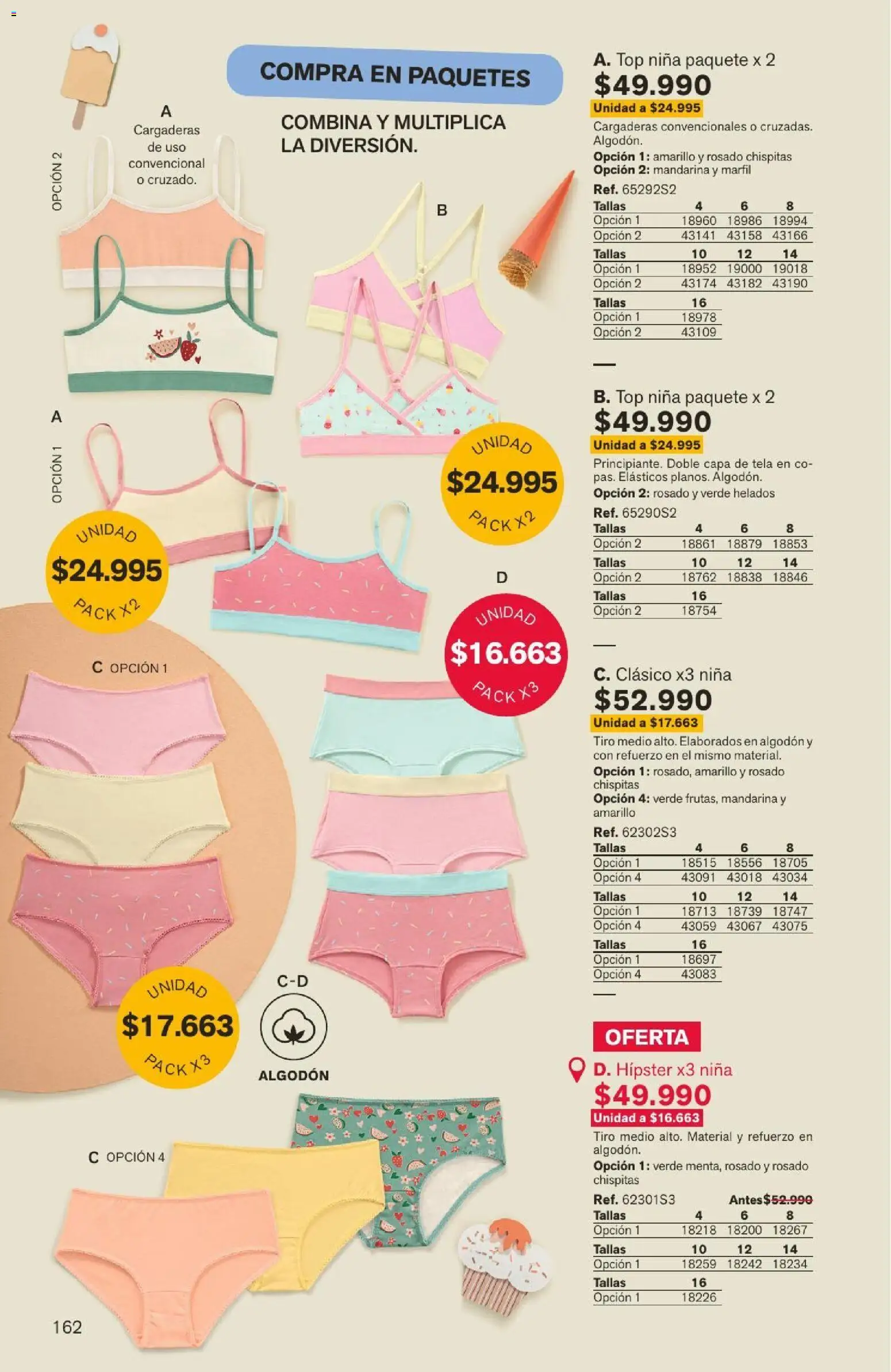 Leonisa revista - valida desde el 04/08/2026 | Página: 162 | Productos: Algodón, Top