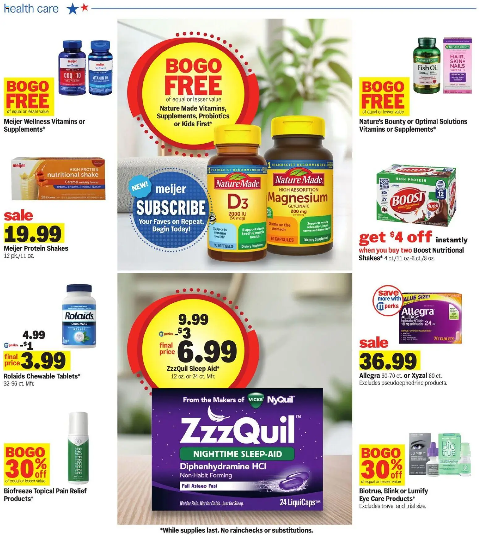 Meijer Weekly Ad - valid from 08/19/2026 | Page: 24 | Products: Vitamin, Probiotics, Oil, Fish