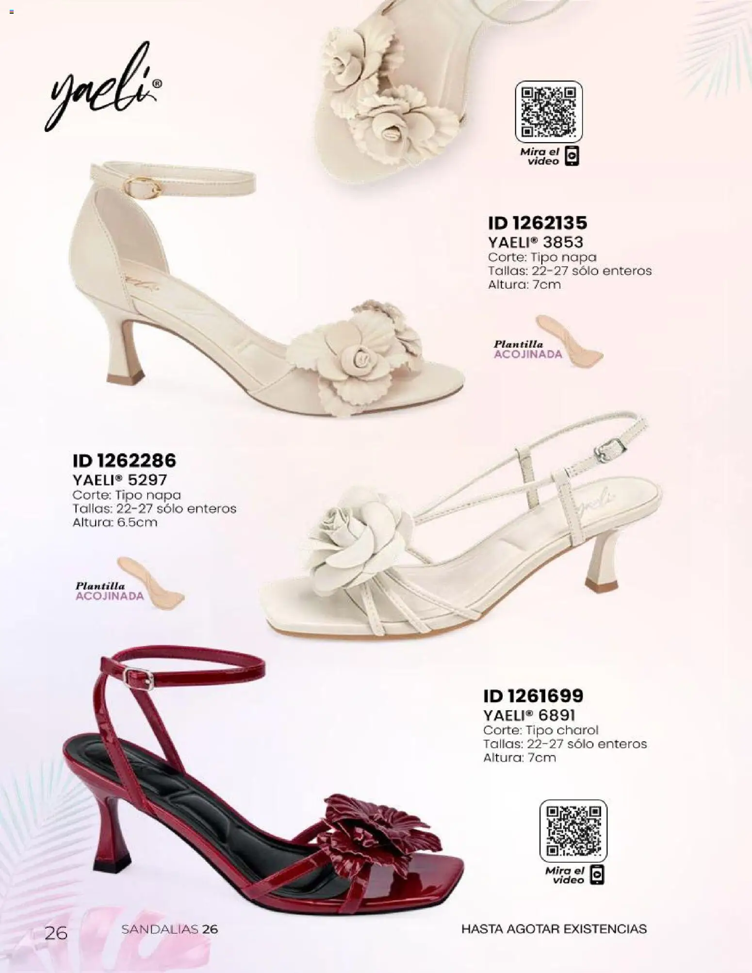 Nuevas ofertas de Price Shoes válidas en toda la República Mexicana desde el 23/06/2026. ¡Encuentra las mejores ofertas en Price Shoes catálogo Sandalias 2026! | Página: 26 | Productos: Sandalias, Video