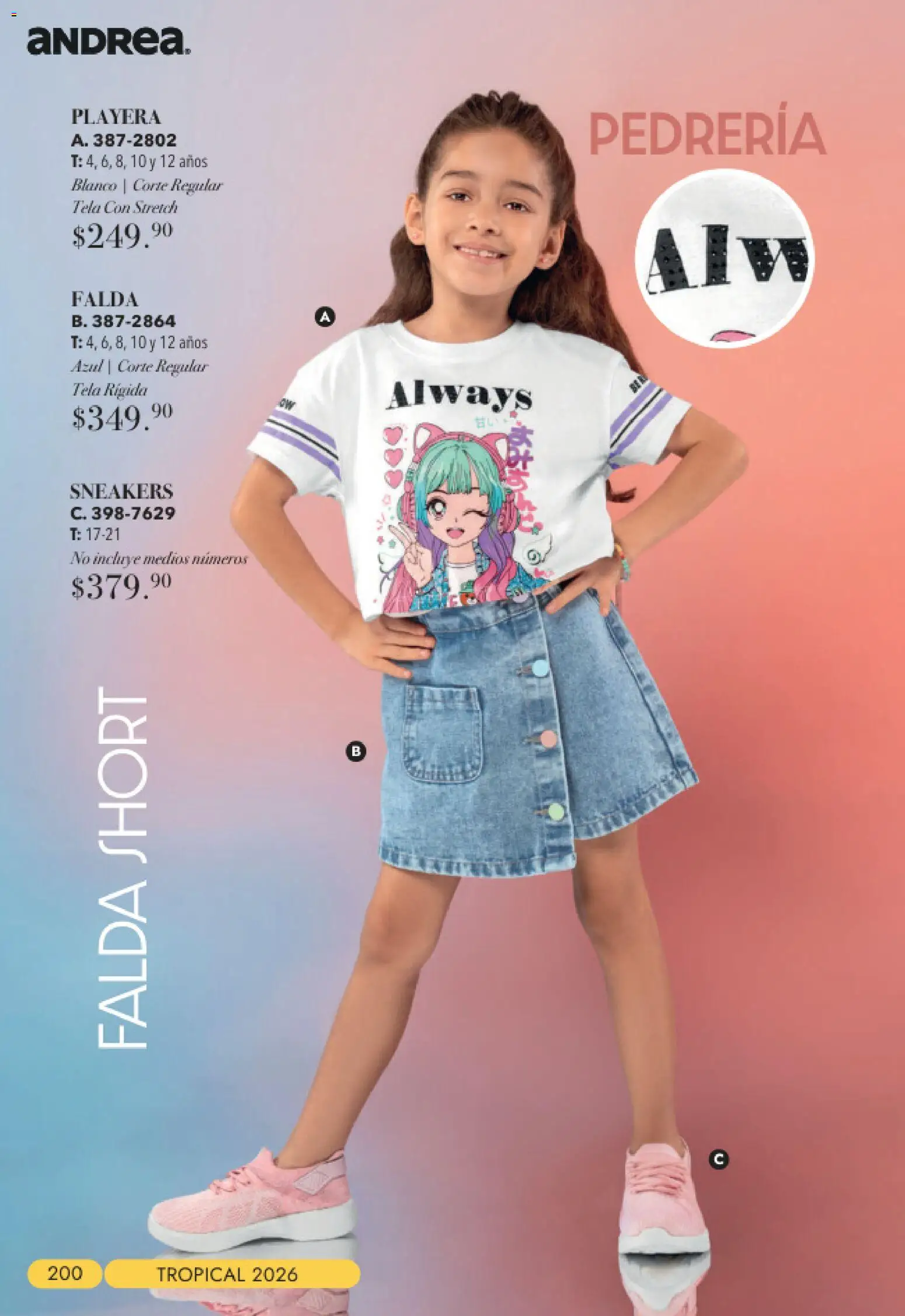 Nuevas ofertas de Andrea válidas en toda la República Mexicana desde el 23/08/2026. ¡Encuentra las mejores ofertas en Andrea catálogo Tropical! | Página: 200