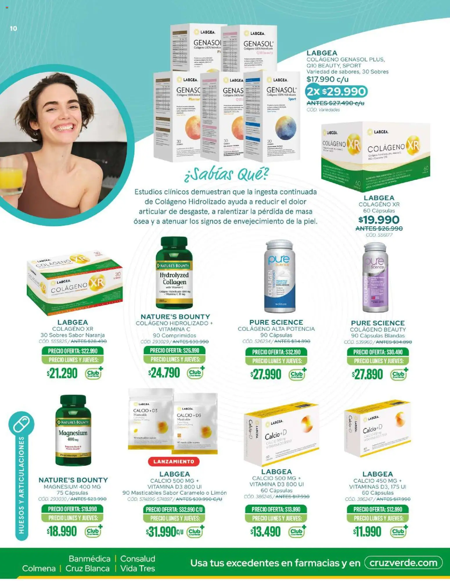 Cruz Verde - Bienestar │ válido desde el 01.03.2026 | Página: 10 | Productos: Limón, Vitaminas