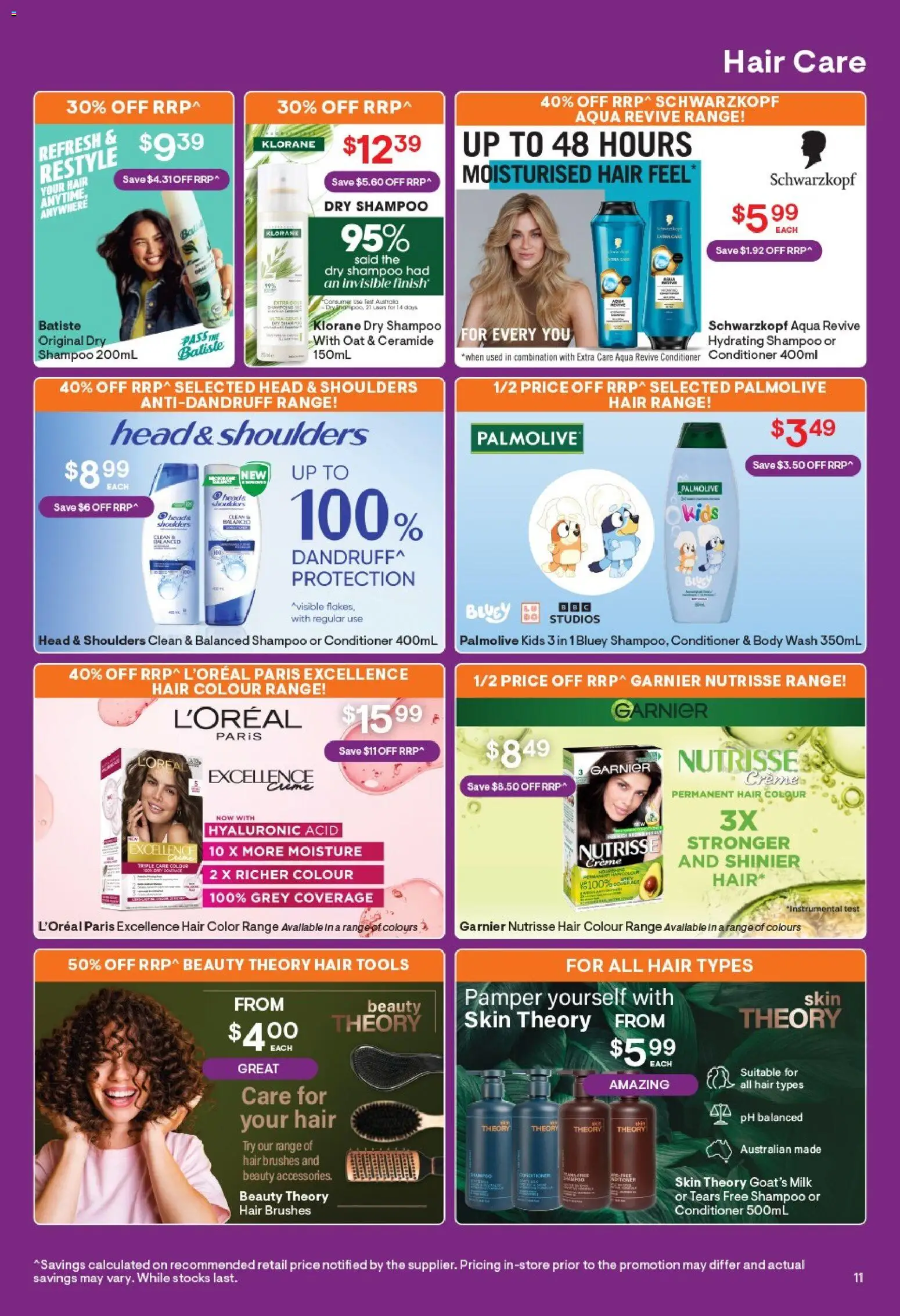 Discount Drug Stores catalogue - valid from 27.04.2026 | Page: 12 | Products: Shampoo, Conditioner, Hair colour, Tools