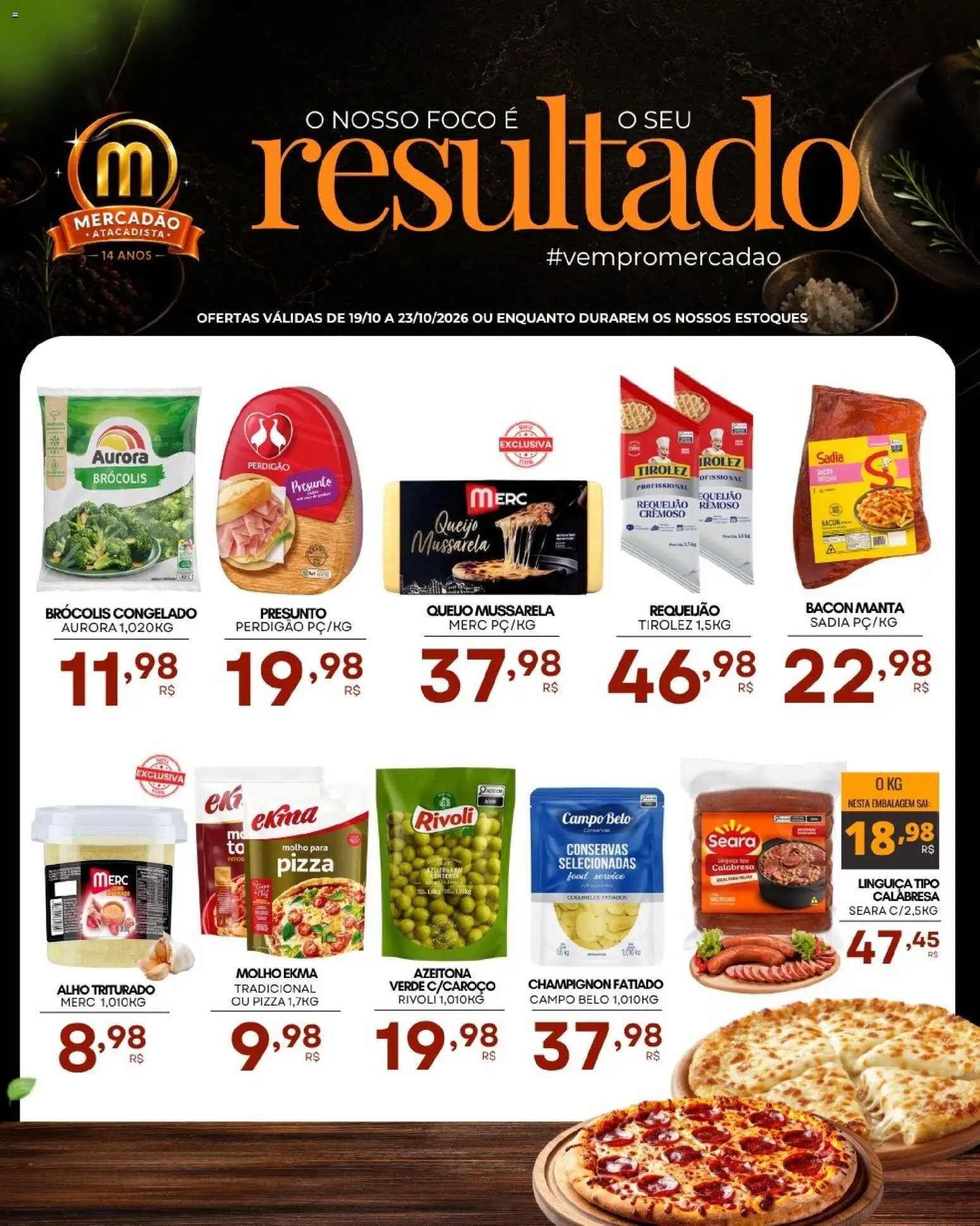 Mercadão Atacadista Folheto - válido de 19/10/2026 | Página: 1