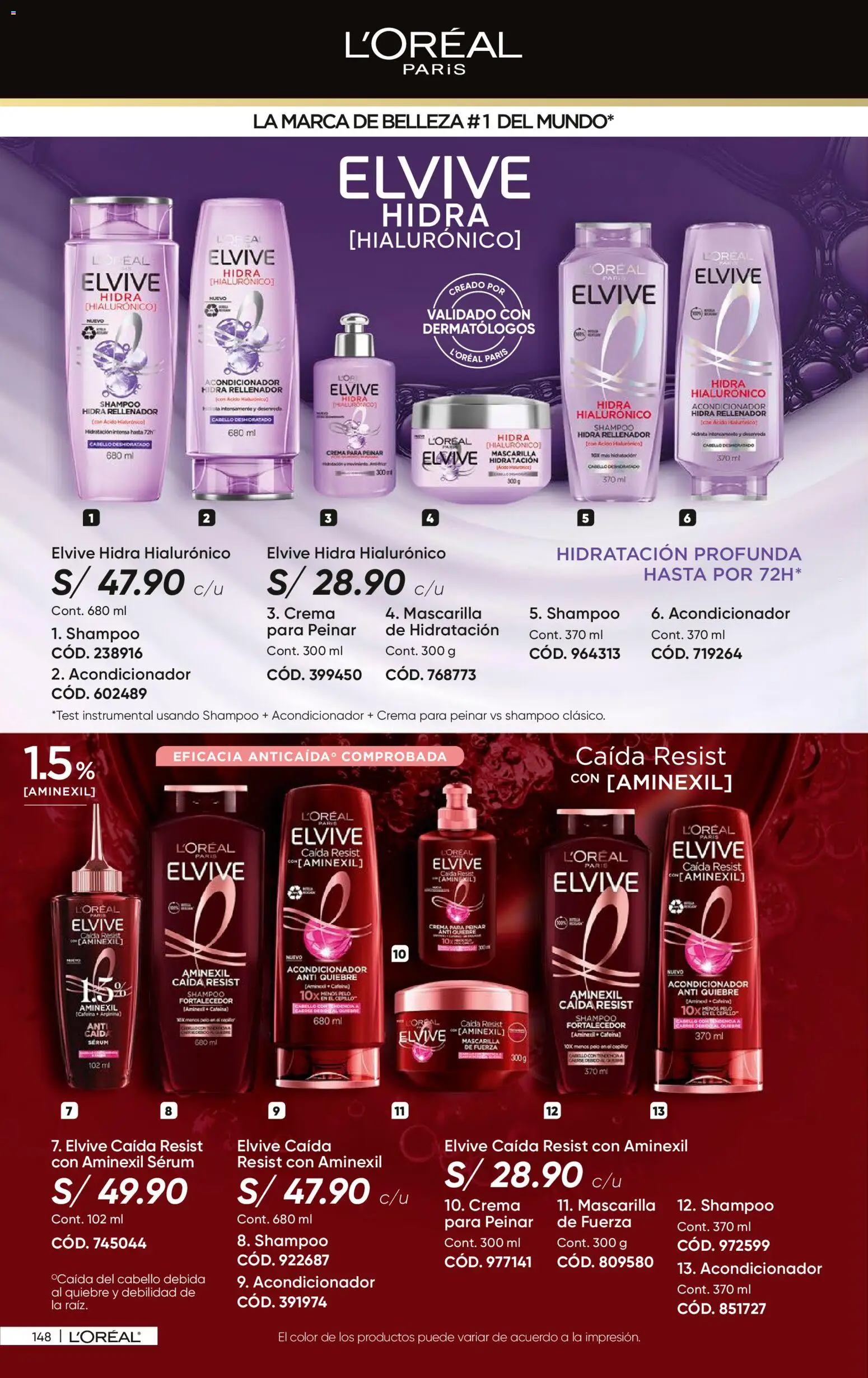 Catálogo Azzorti válido desde 31/08/2026 | Página: 154 | Productos: Shampoo, Acondicionador, Crema