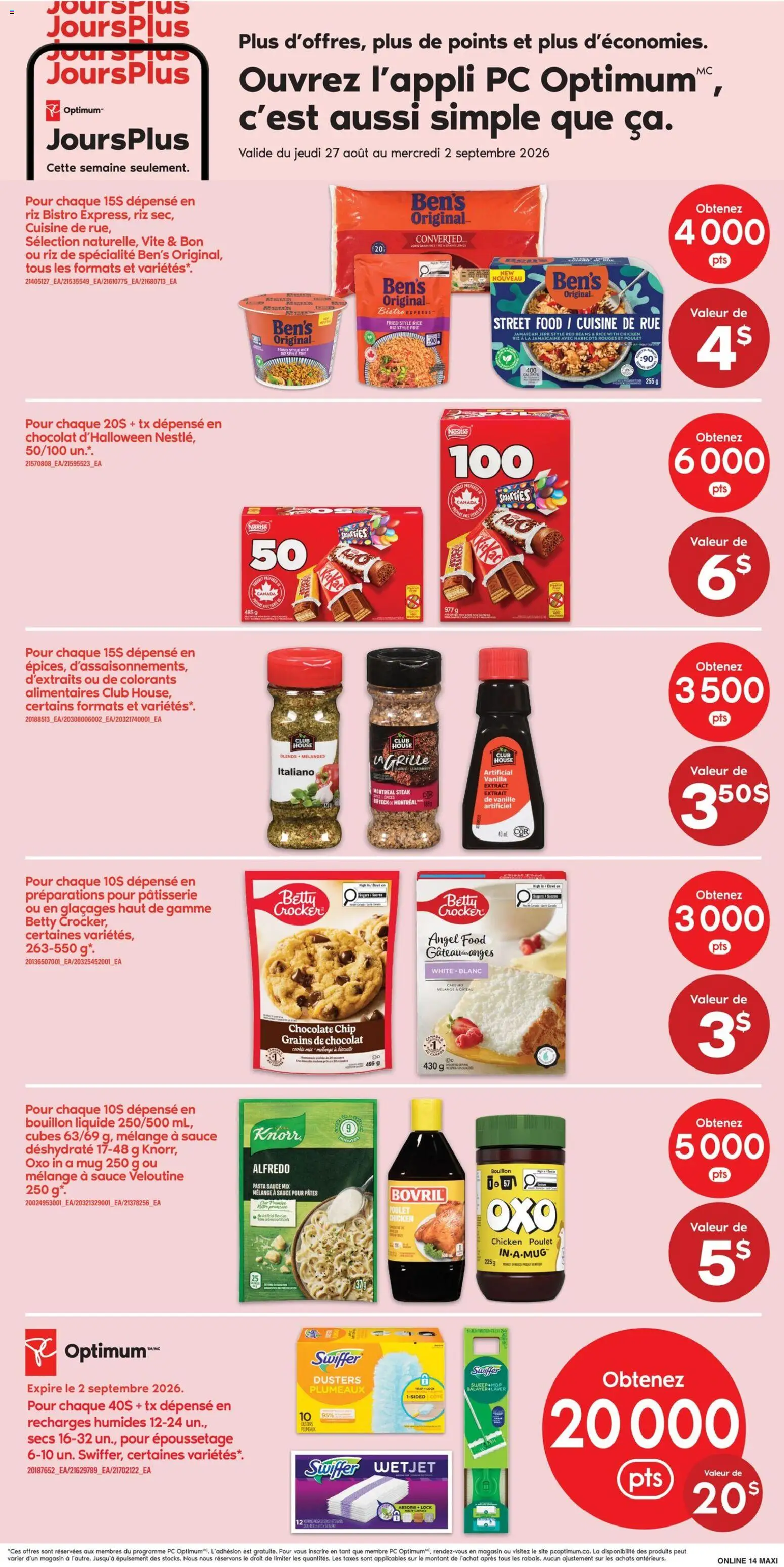 Maxi flyer valid from Aug 27, 2026 | Page: 13