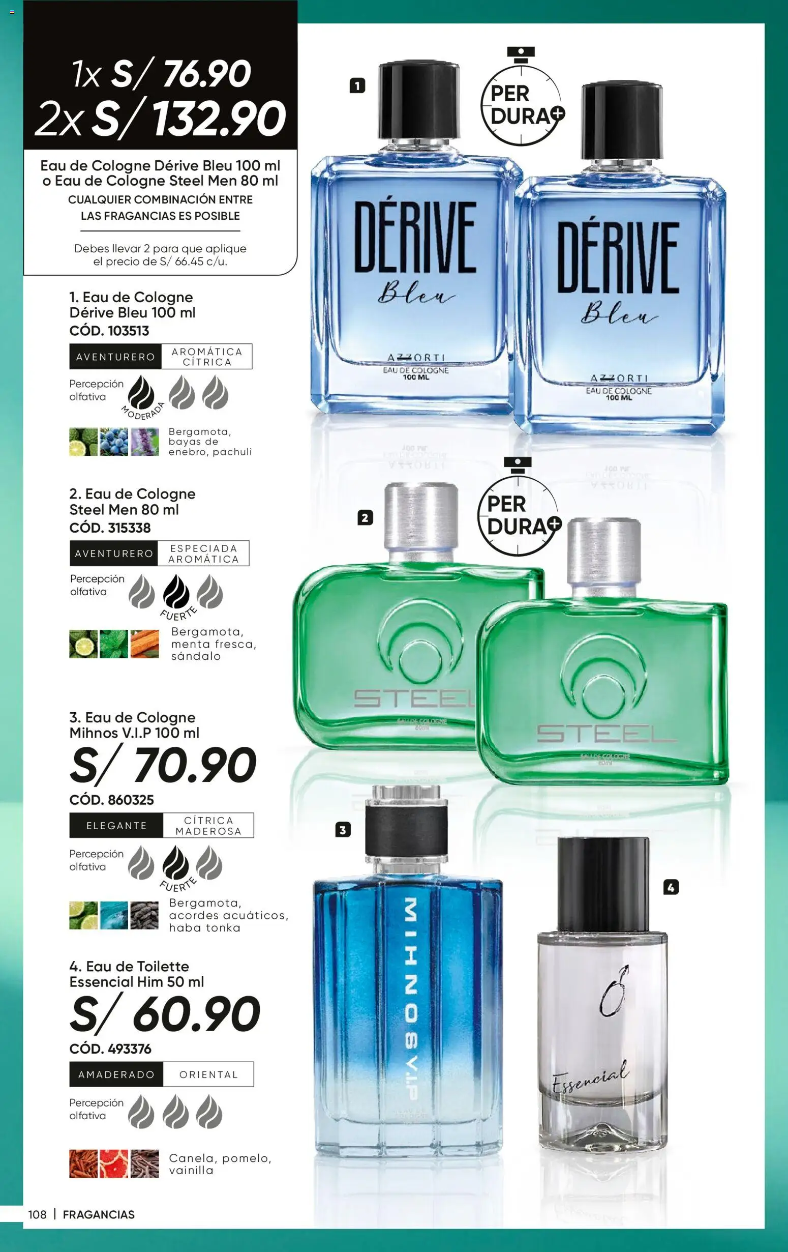 Catálogo Azzorti válido desde 27/07/2026 | Página: 110 | Productos: EAU de Toilette