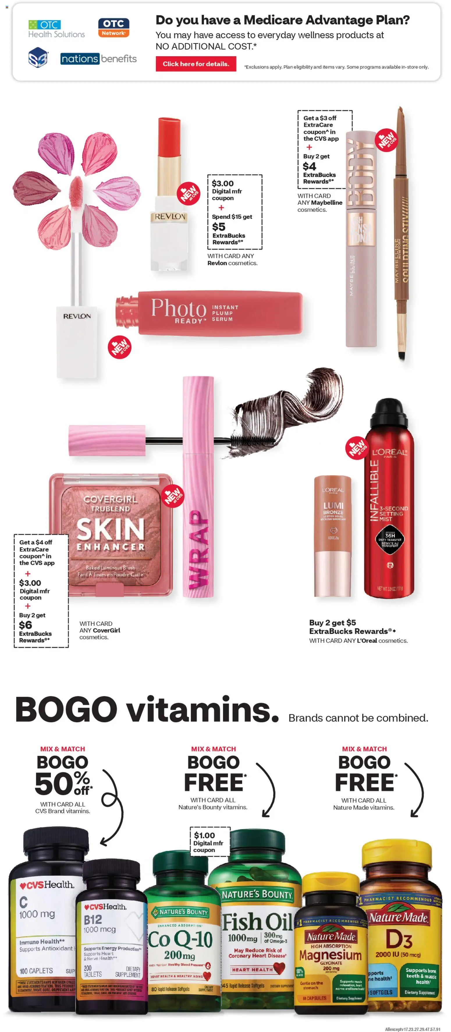 CVS Pharmacy Weekly Ad - NM - valid from 12.04.2026 | Page: 4 | Products: Magnesium, Fish Oil, Blush, Oil