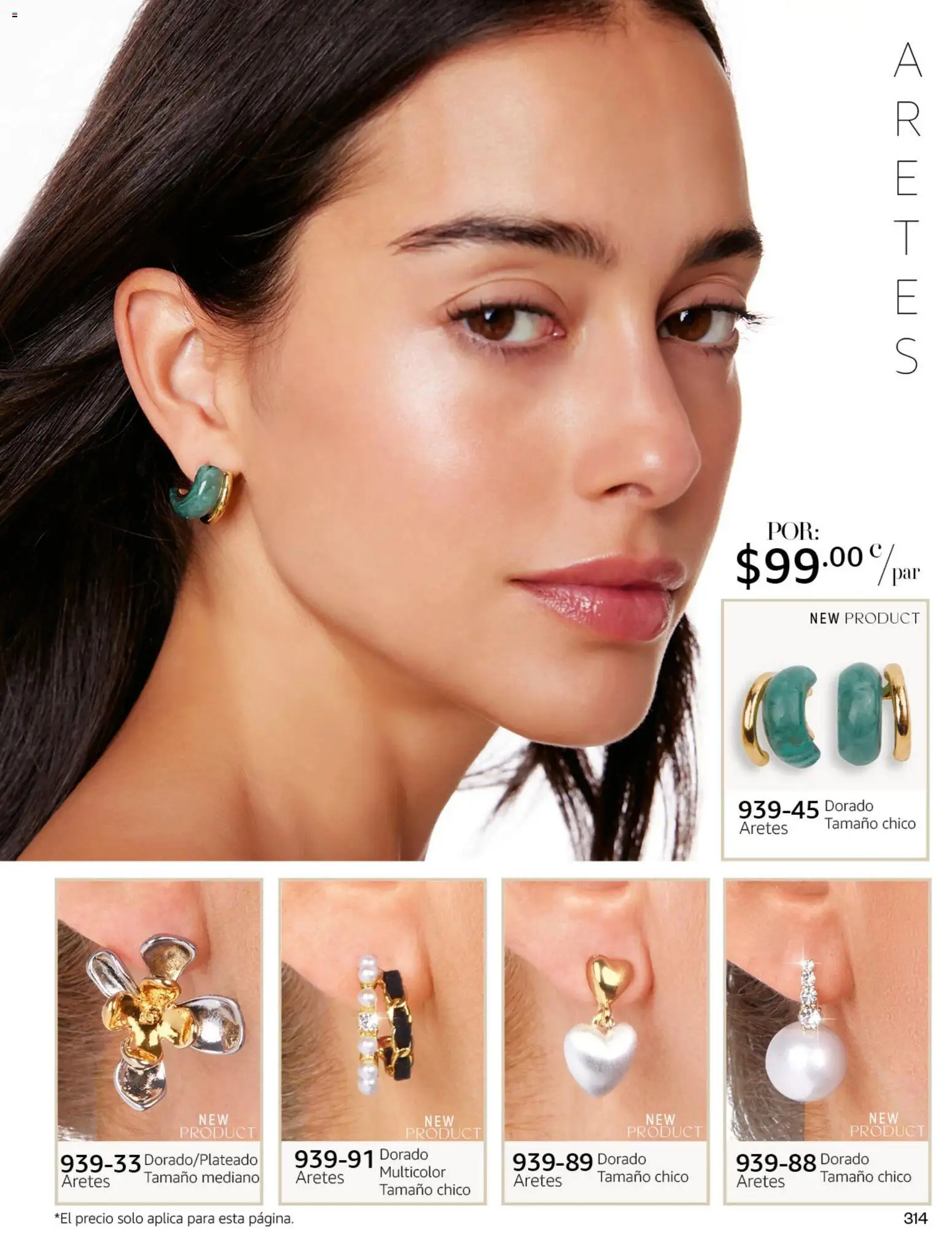 Nuevas ofertas de Cklass válidas en toda la República Mexicana desde el 02.01.2026. ¡Encuentra las mejores ofertas en Cklass catálogo Primavera! | Página: 356 | Productos: Aretes