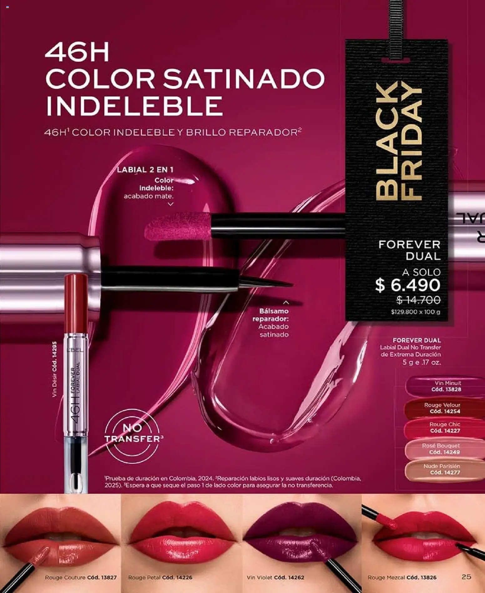 Catálogo L'Bel Campaña 16 │ válido desde el 28.09.2026 | Página: 25 | Productos: Brillo, Bálsamo, Mate, Labial