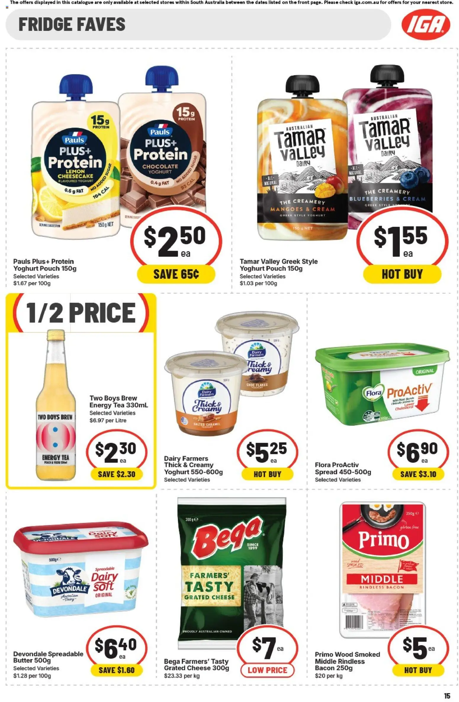 IGA catalogue - valid from 22/07/2026 | Page: 11 | Products: Dairy, Yoghurt, Chocolate, Fridge