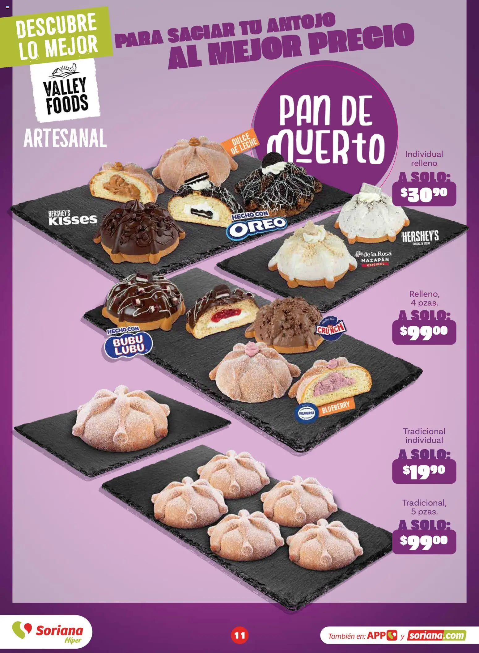 Nuevas ofertas de Soriana válidas en toda la República Mexicana desde el 31/08/2026. ¡Encuentra las mejores ofertas en Soriana Descubre lo mejor al mejor precio Híper Nacional! | Página: 12 | Productos: Dulce de leche, Leche, Pan, Oreo