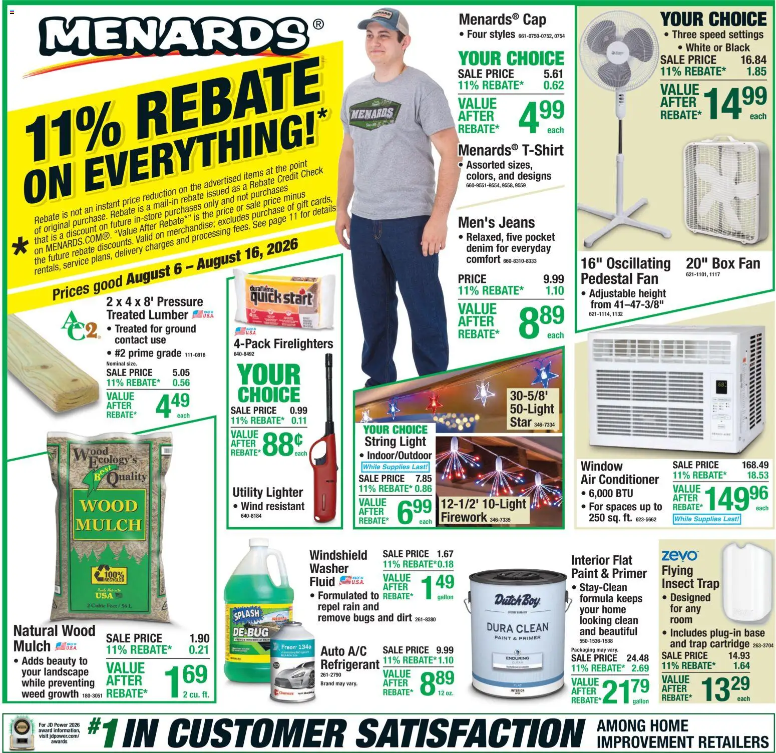 Menards Weekly Ad - valid from 08/06/2026 | Page: 1