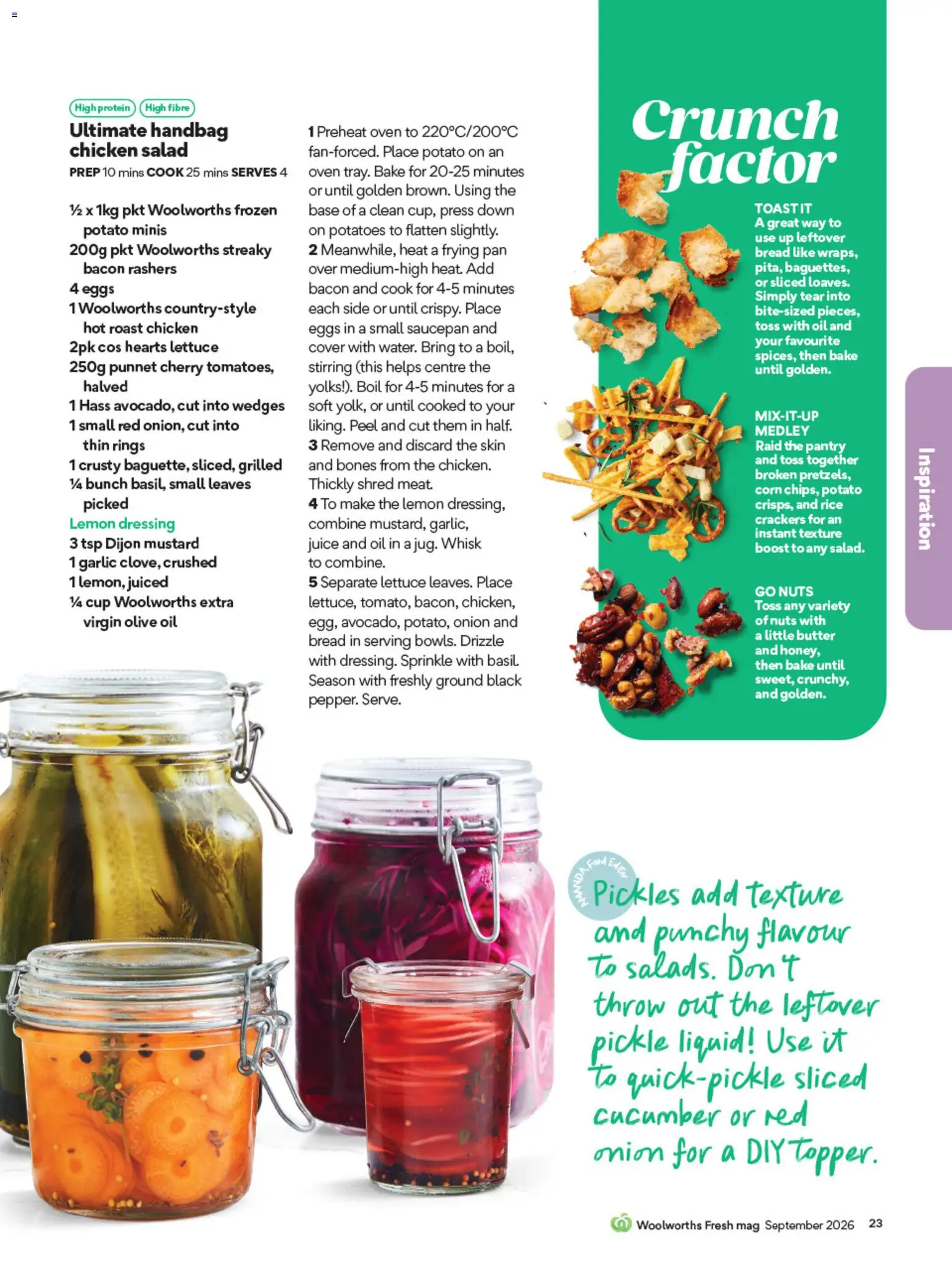 Woolworths catalogue - valid from 01/09/2026 | Page: 23 | Products: Protein, Nuts, Lemon, Garlic