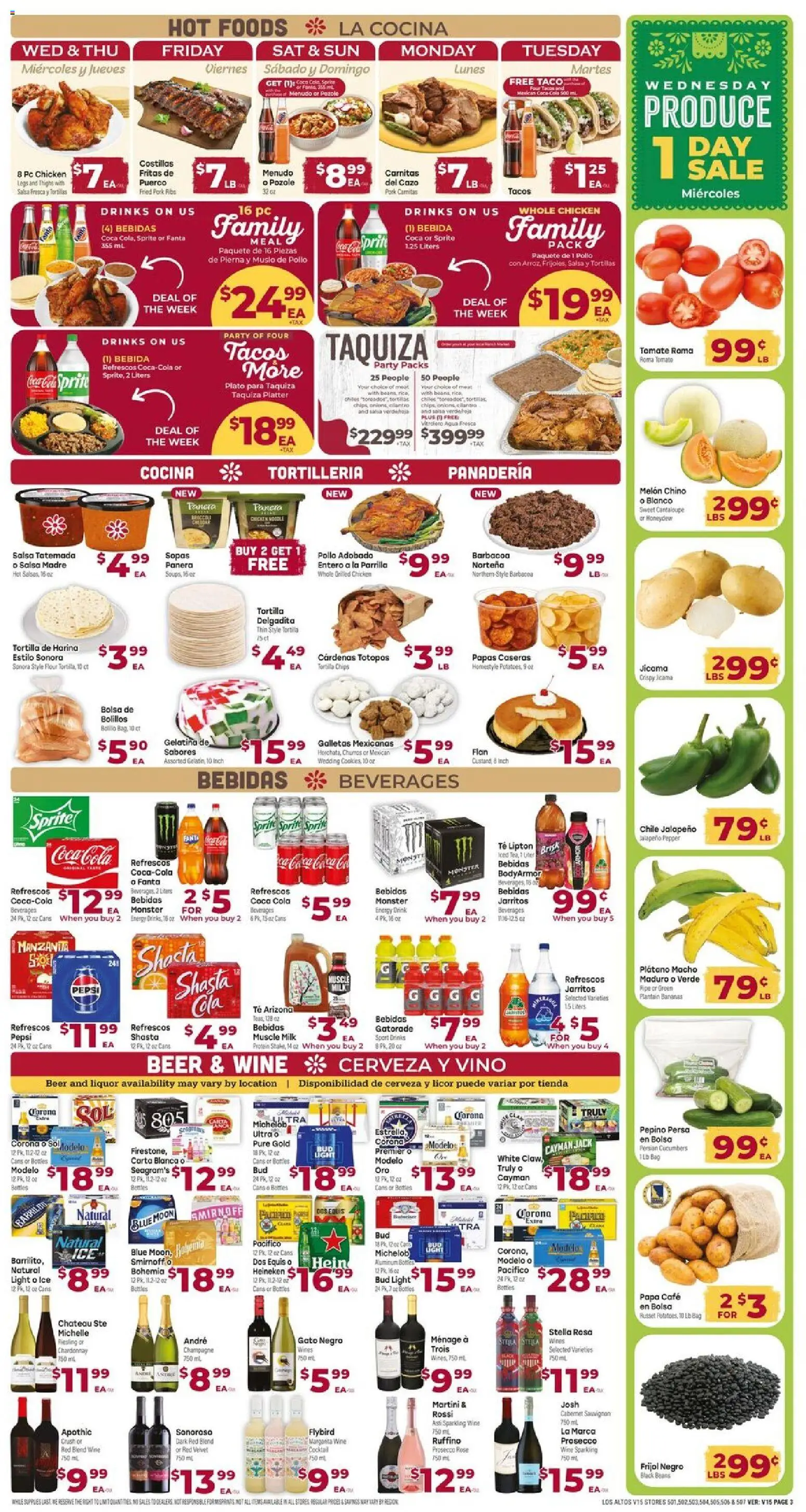 Cardenas Weekly Ad - AZ - valid from 27.05.2026 | Page: 3 | Products: Milk, Chips, Pepper, Pc