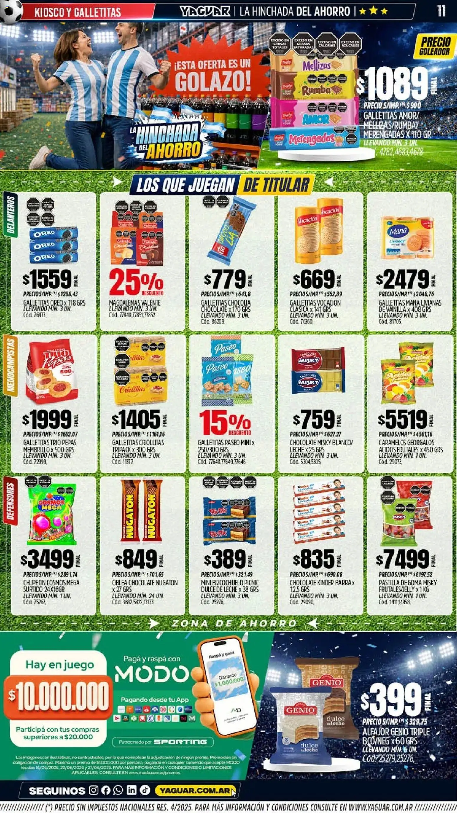 Yaguar - Oferta Semanal Jujuy │ válido desde el 22/06/2026 | Página: 10