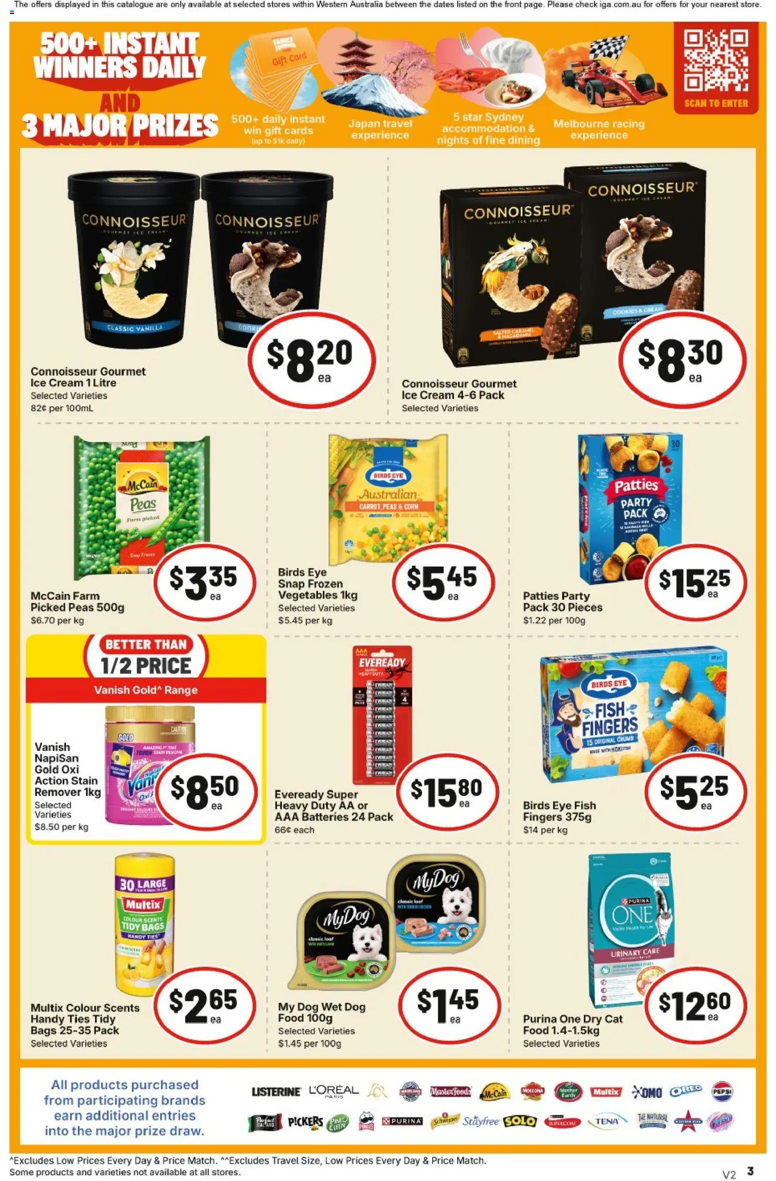 IGA catalogue - valid from 15/07/2026 | Page: 4 | Products: Pepsi, Cream, Ice cream, Batteries