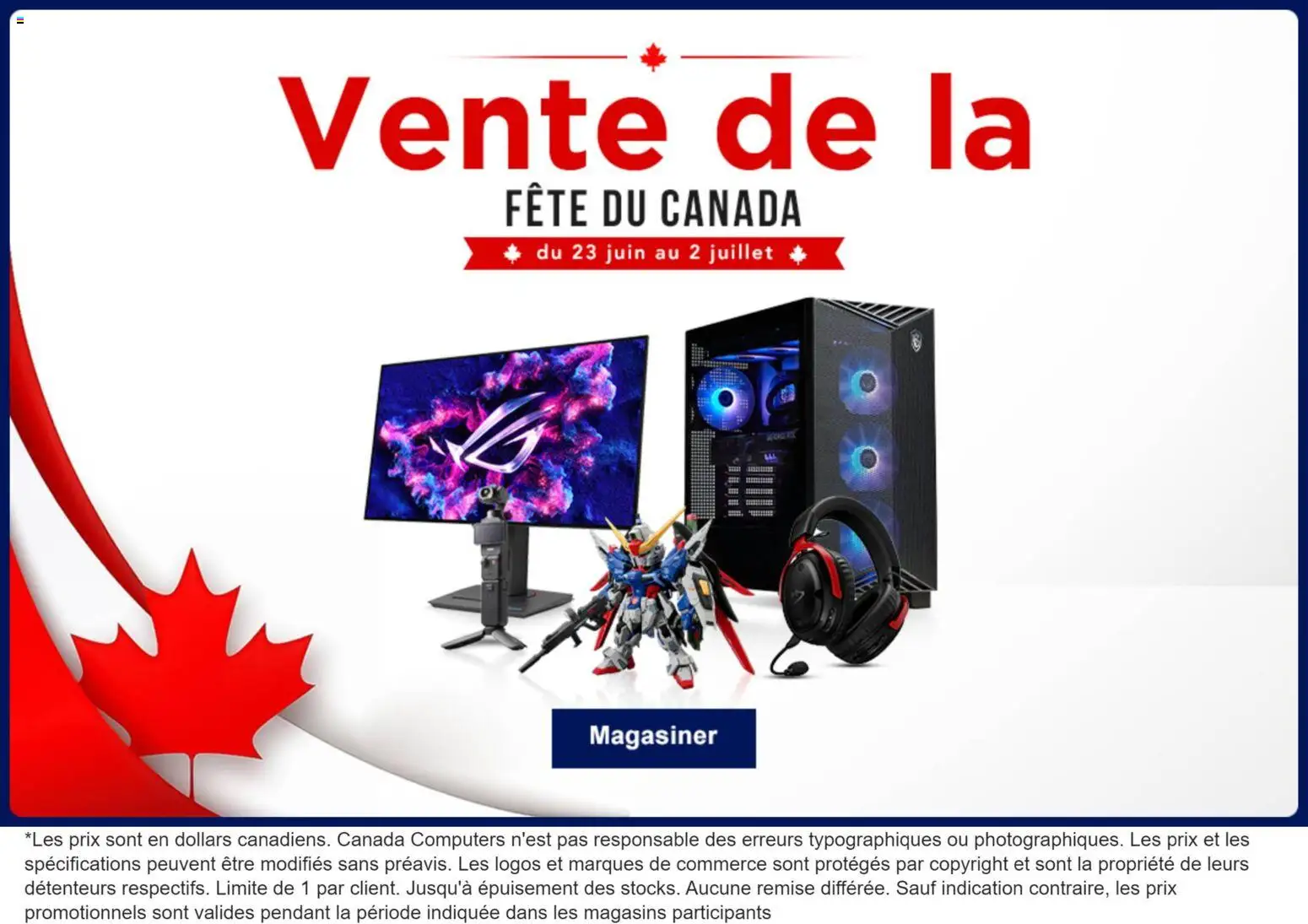 Canada Computers flyer valid from Jun 29, 2026 | Page: 1