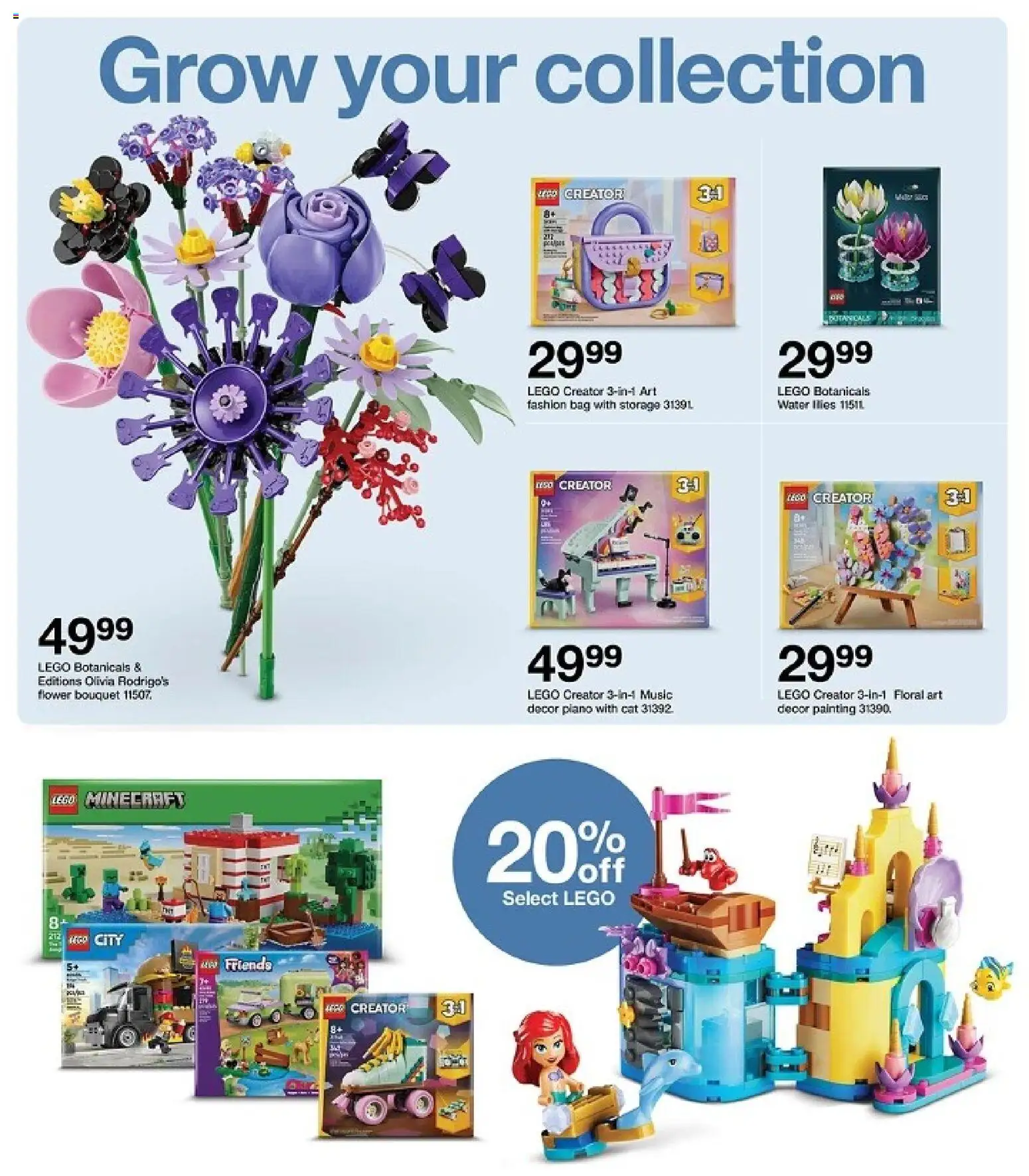 Target Weekly Ad - valid from 08/23/2026 | Page: 16 | Products: Water, LEGO, Bag