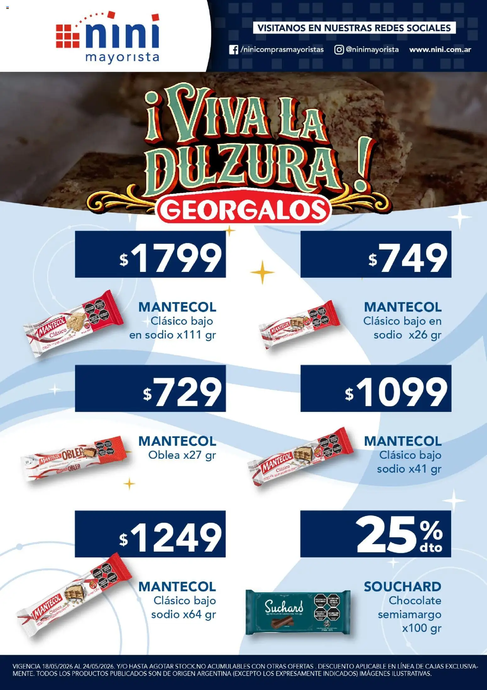 NINI Mayorista ofertas │ válido desde el 18.05.2026 | Página: 35 | Productos: Chocolate
