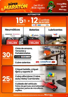 Vista previa Changomas ofertas válido desde el 25/08/2026 | Página: 13 | Productos: Neumáticos, Cinta, Tijera