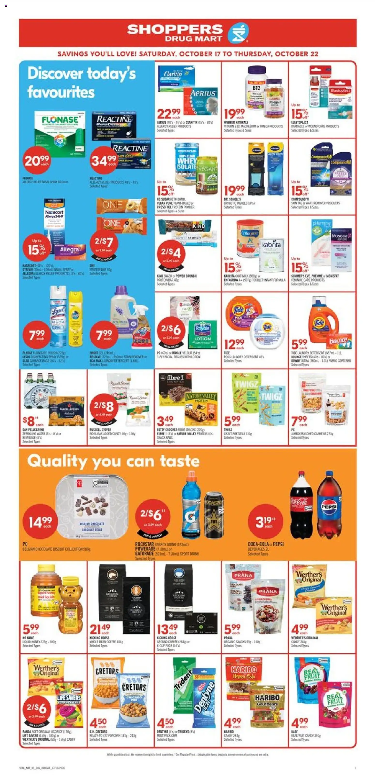 Shoppers flyer valid from Oct 17, 2026 | Page: 20