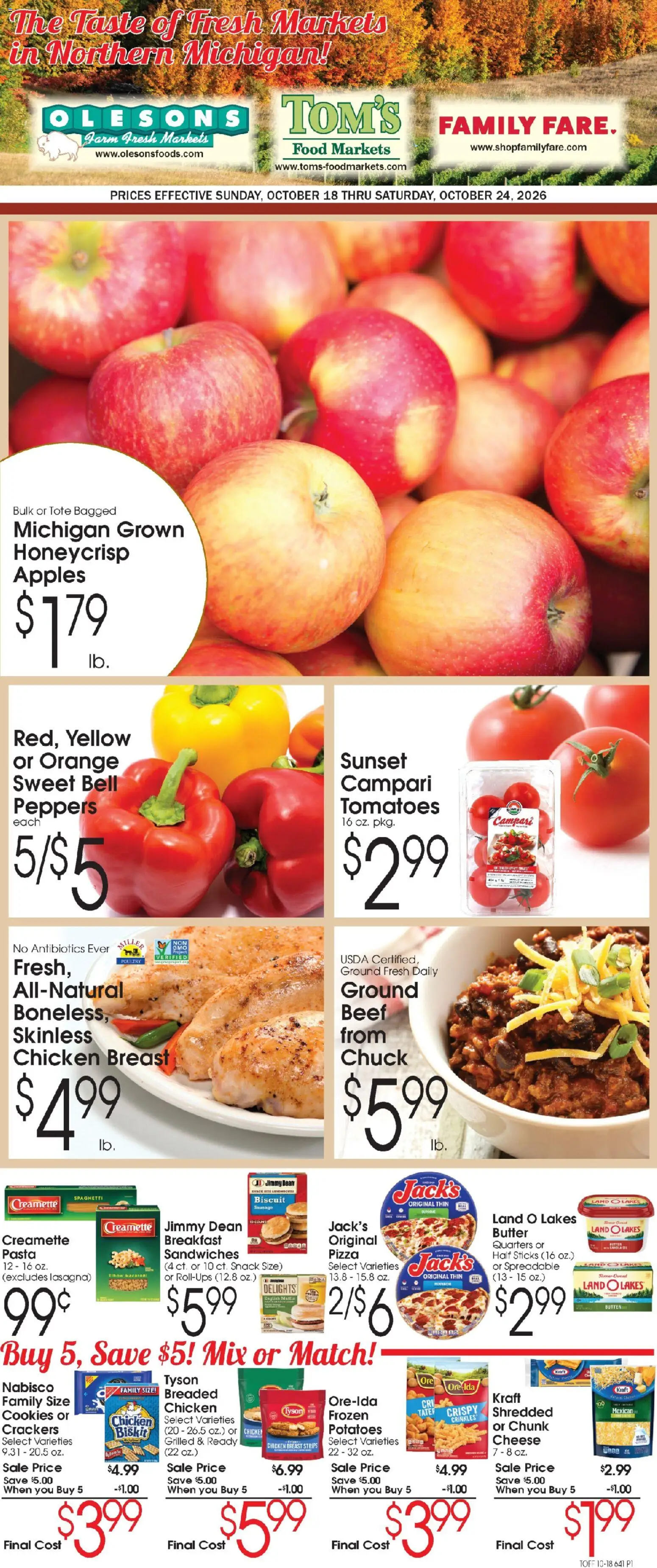 Family Fare Ad (10/18 - 10/24 2026)