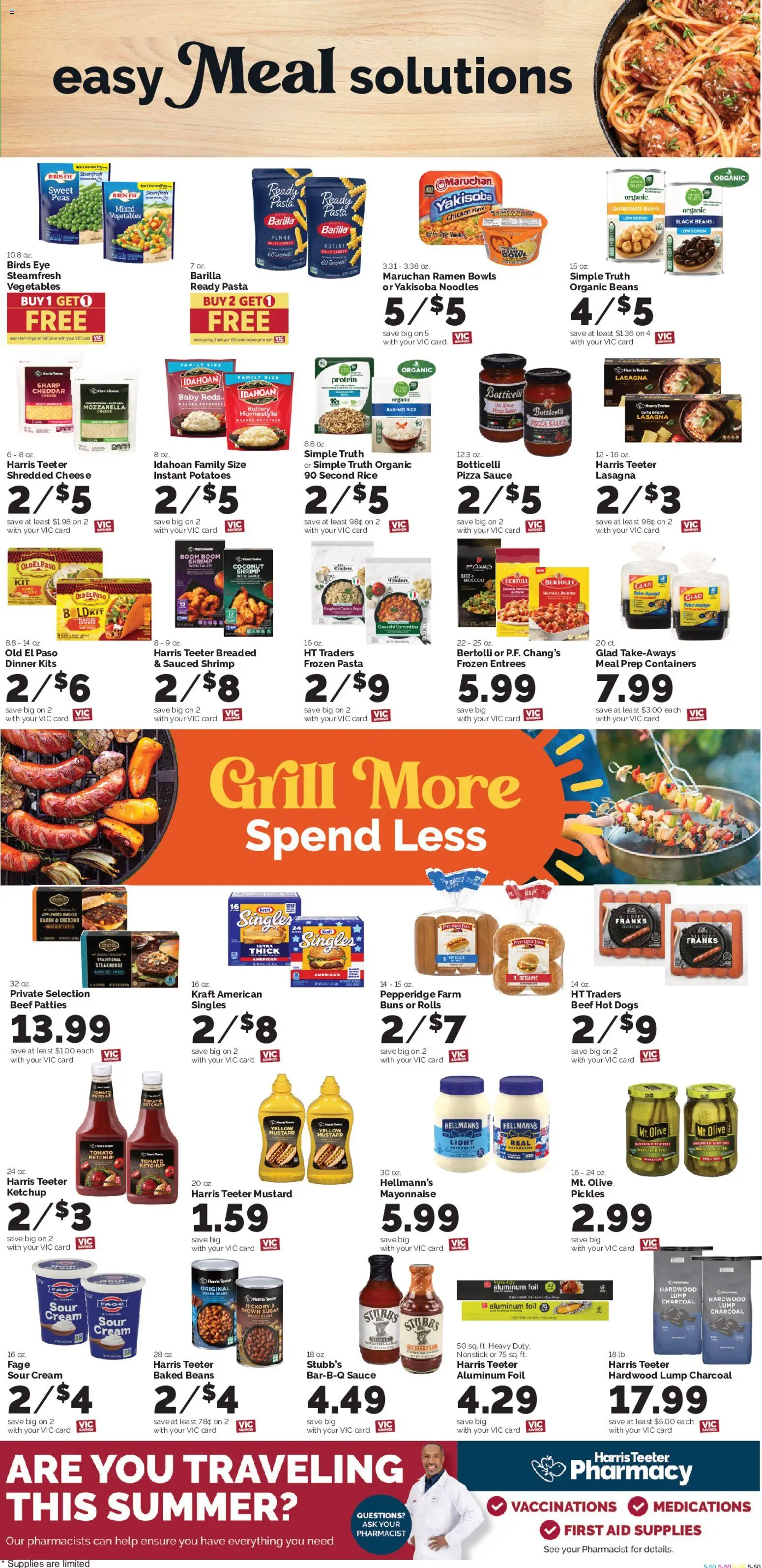 Harris Teeter Weekly Ad - NC - valid from 07/22/2026 | Page: 10 | Products: Broccoli, Butter, Sour cream, Vegetables